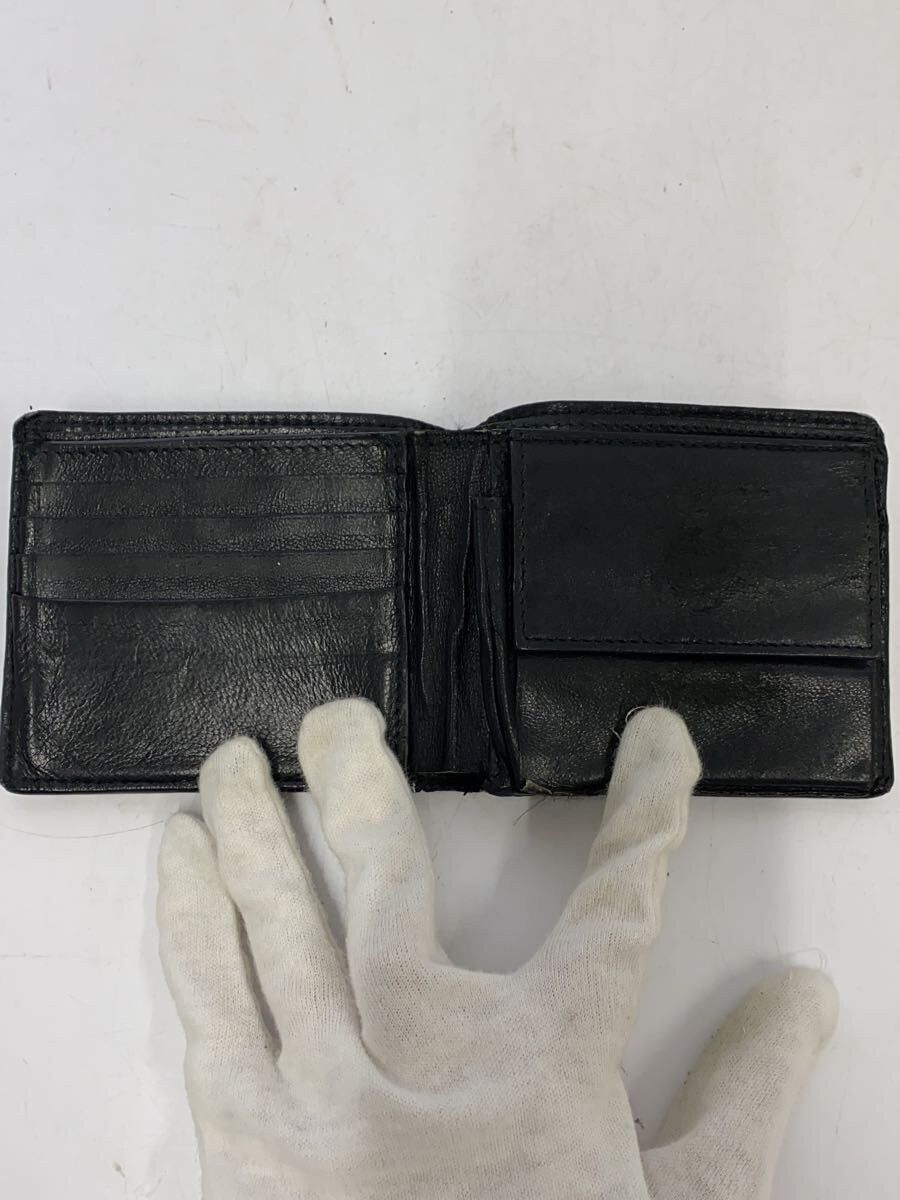 Balenciaga Balenciaga Leather Bi-Fold Wallet Black Size ONE SIZE - 4 Thumbnail