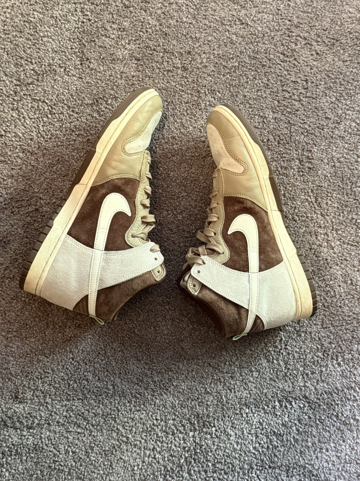 Nike Dunk High Light Chocolate