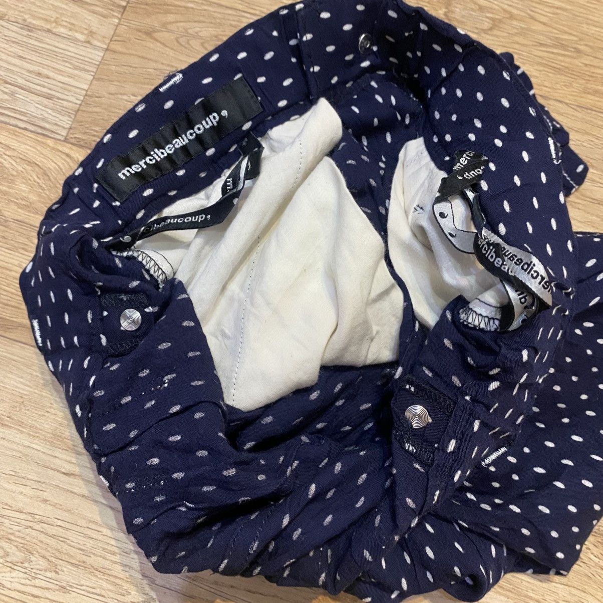 Issey Miyake 2000s Mercibeaucoup By Issey Miyake Polkadot Pants Size 26" / US 2 / IT 38 - 15 Thumbnail