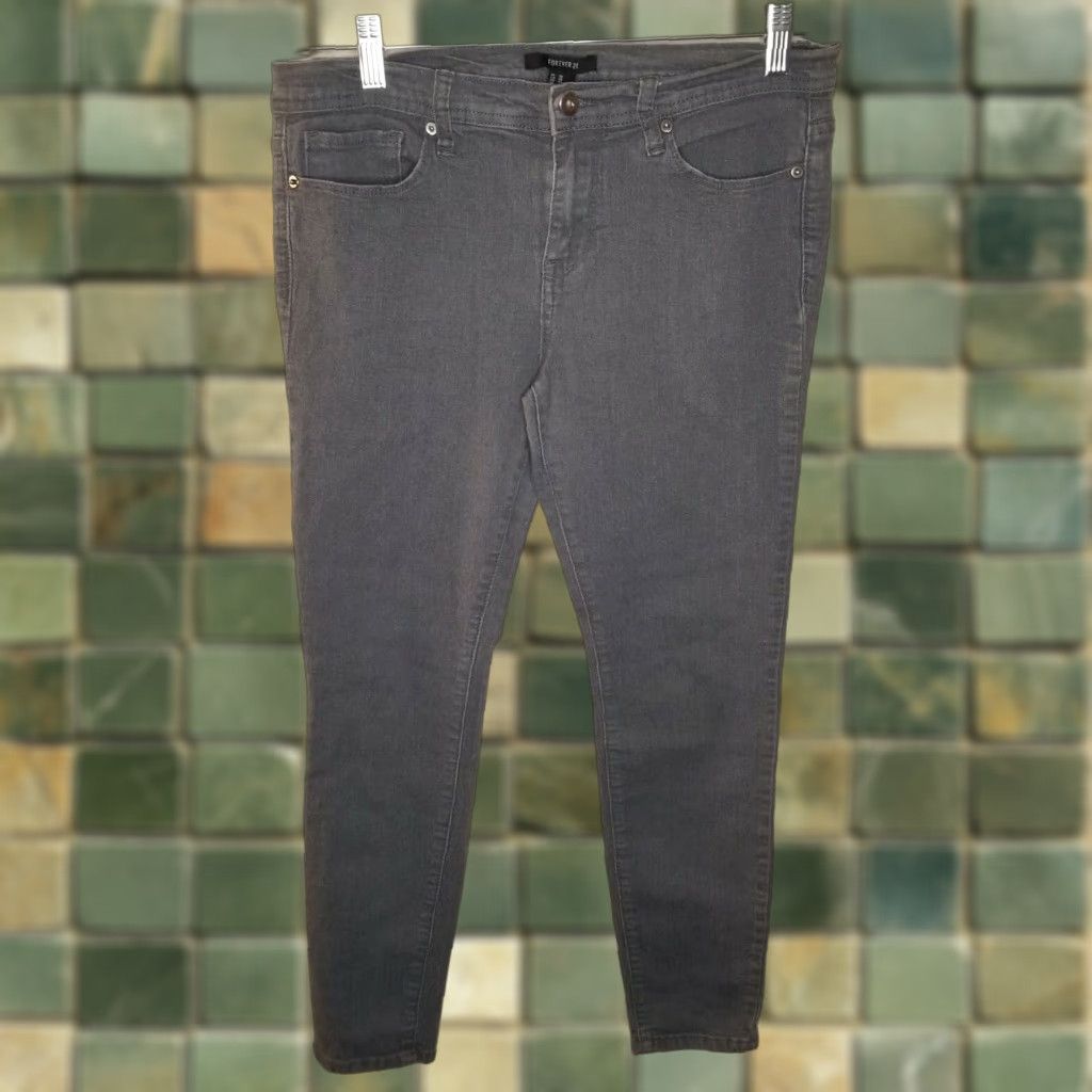 Forever 21 Forever 21 Womens Gray Jeggings Size 30 Size 30" / US 8 / IT 44 - 1 Thumbnail