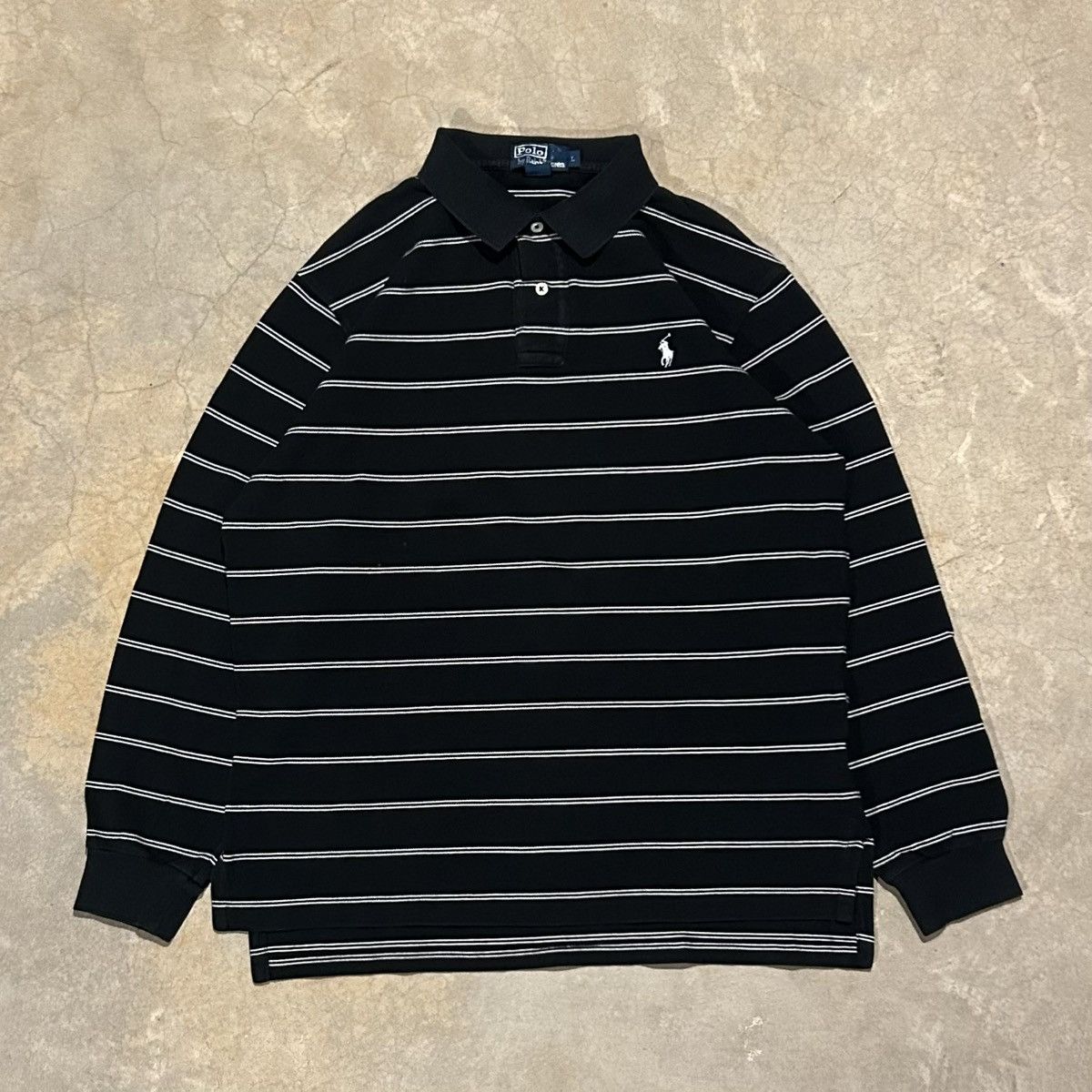 Polo Ralph Lauren Essential Vintage Y2K Polo Ralph Lauren Striped Rugby Shirt Size US L / EU 52-54 / 3 - 1 Preview