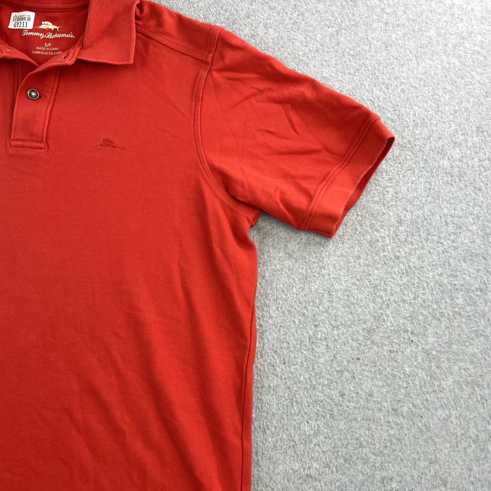 Tommy Bahama Tommy Bahama Polo Shirt Mens Small Red Short Sleeve Classic Fit Casual Adult Size US S / EU 44-46 / 1 - 7 Thumbnail