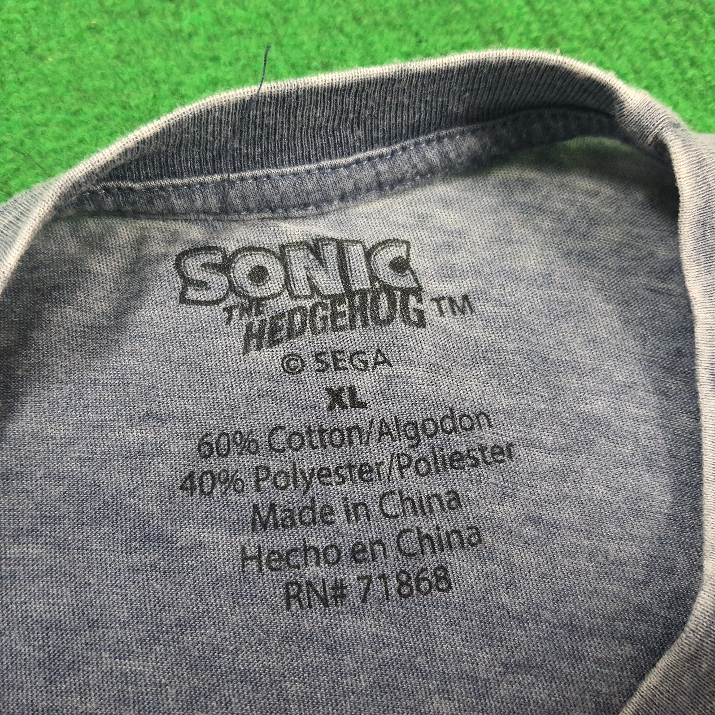 The Game × Vintage Vintage Sega Genesis Sonic The Hedgehog Anime Game Tshirt Size US L / EU 52-54 / 3 - 4 Thumbnail