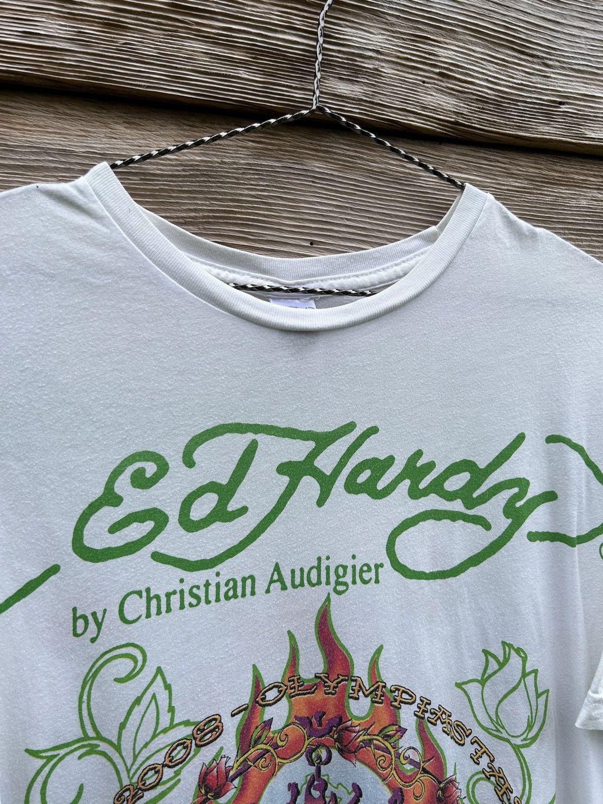 Christian Audigier Vintage Ed Hardy x Mario Barth 2008 Olympiastadion T-Shirt Size US L / EU 52-54 / 3 - 4 Thumbnail