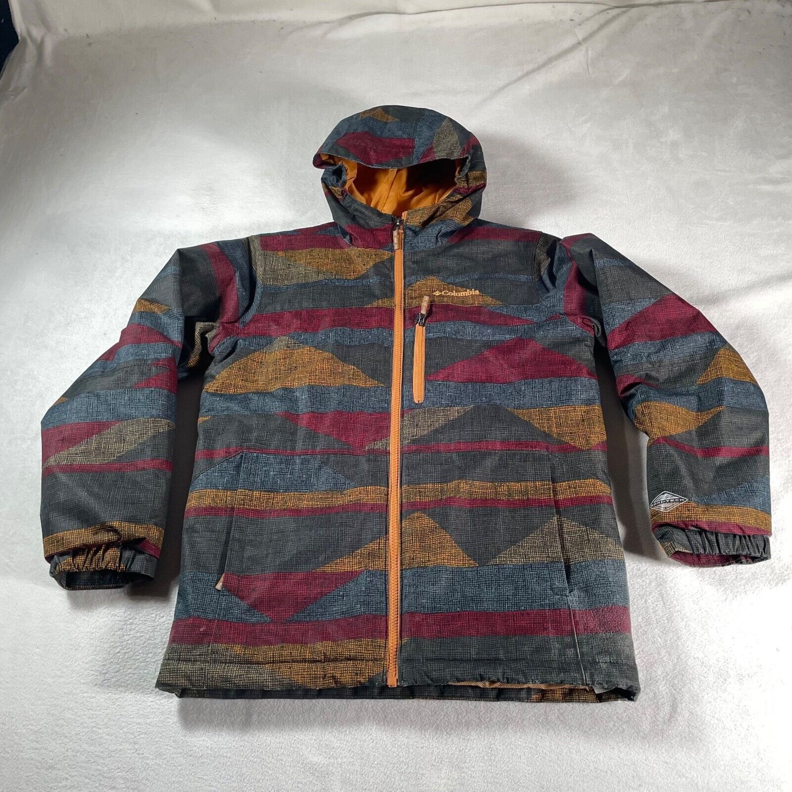 Vintage Columbia Jacket Youth Extra Large Gray Ski Southwest Aztec Womens Small Omni Top Grailed