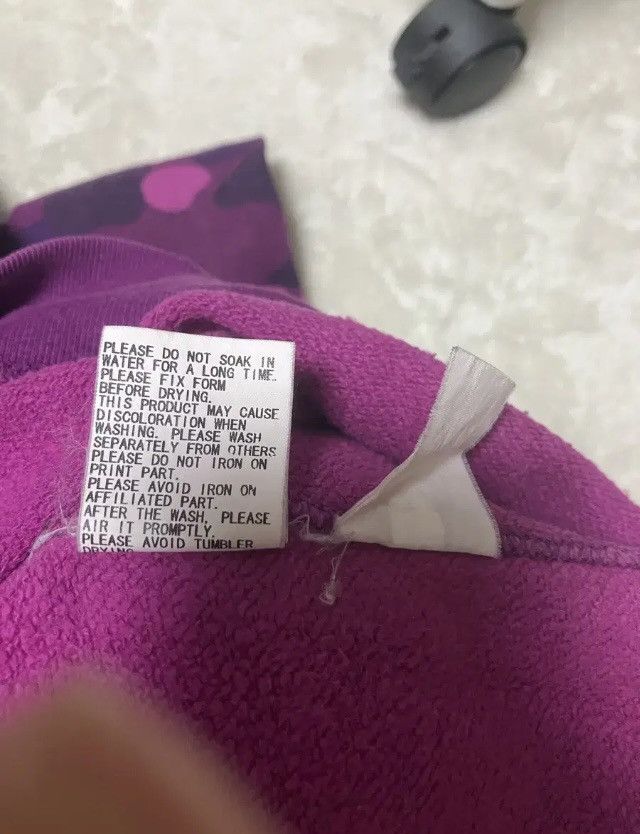 Bape 2005AW OG Bape Purple Long sleeve Size US XL / EU 56 / 4 - 6 Thumbnail