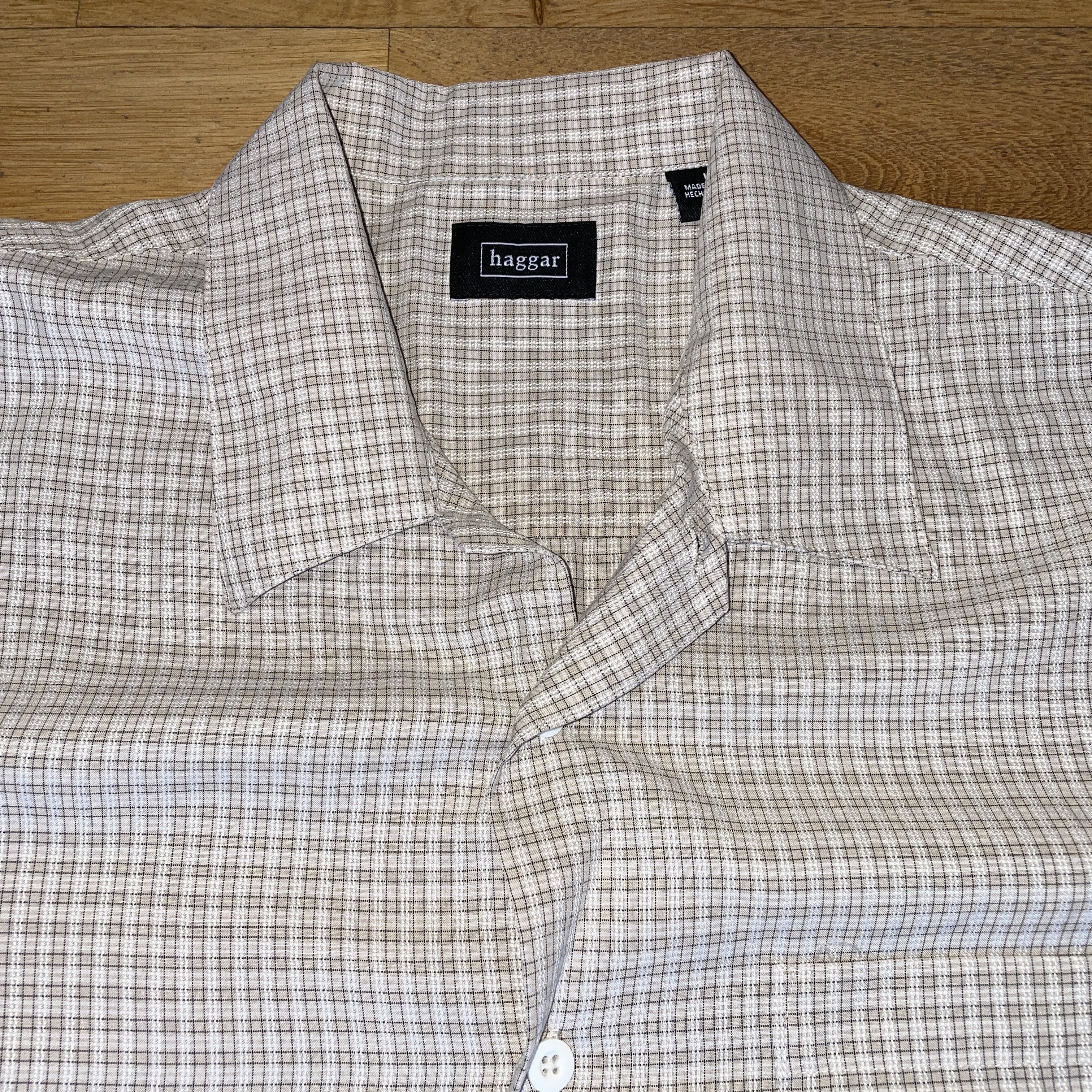 Haggar × Vintage Haggar Men's Fashion Shirt Vintage Retro Size L Size US L / EU 52-54 / 3 - 3 Thumbnail