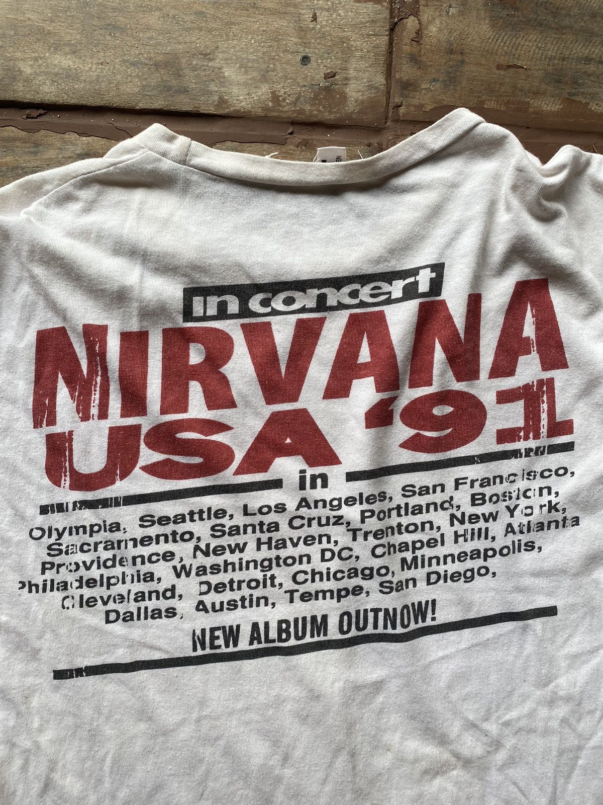 Band Tees × Vintage Vintage Nirvana in concert T Shirts Size US M / EU 48-50 / 2 - 6 Thumbnail