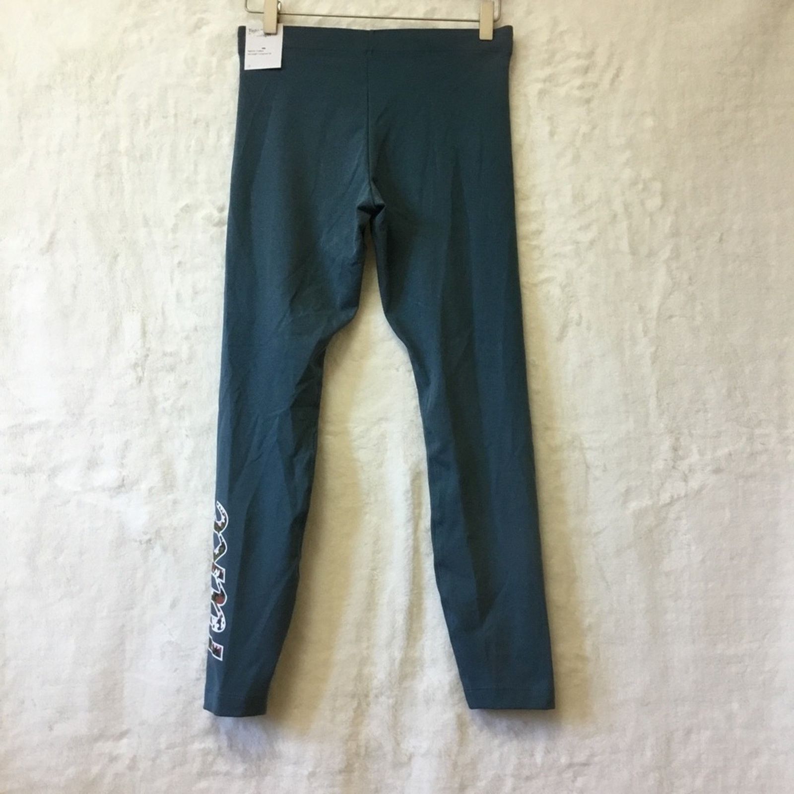 Nike Nike Dark Green 7/8 Leggings Size 28" / US 6 / IT 42 - 4 Thumbnail