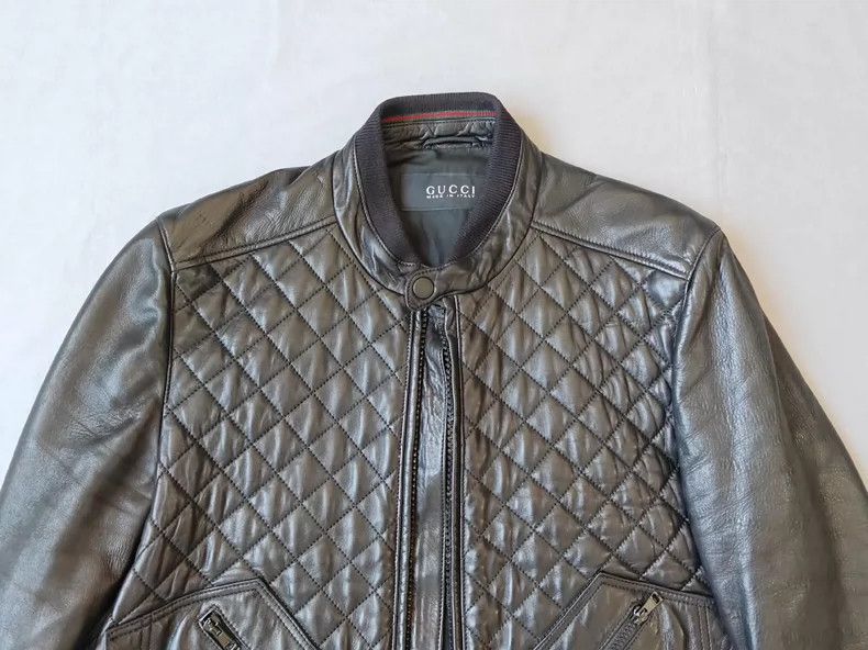 Gucci Gucci Leather jacket and cotton jacket 2501-Nextarrow Size US M / EU 48-50 / 2 - 3 Thumbnail