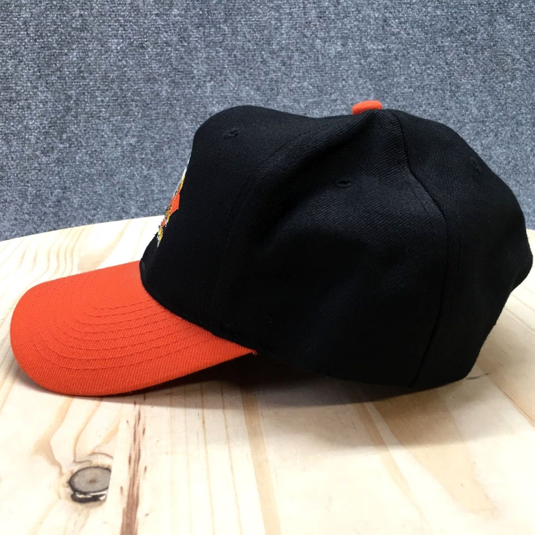 Vintage Wildlife Forever Baseball Cap Hat Mens Black OS Adjustable OTTO Size ONE SIZE - 5 Thumbnail