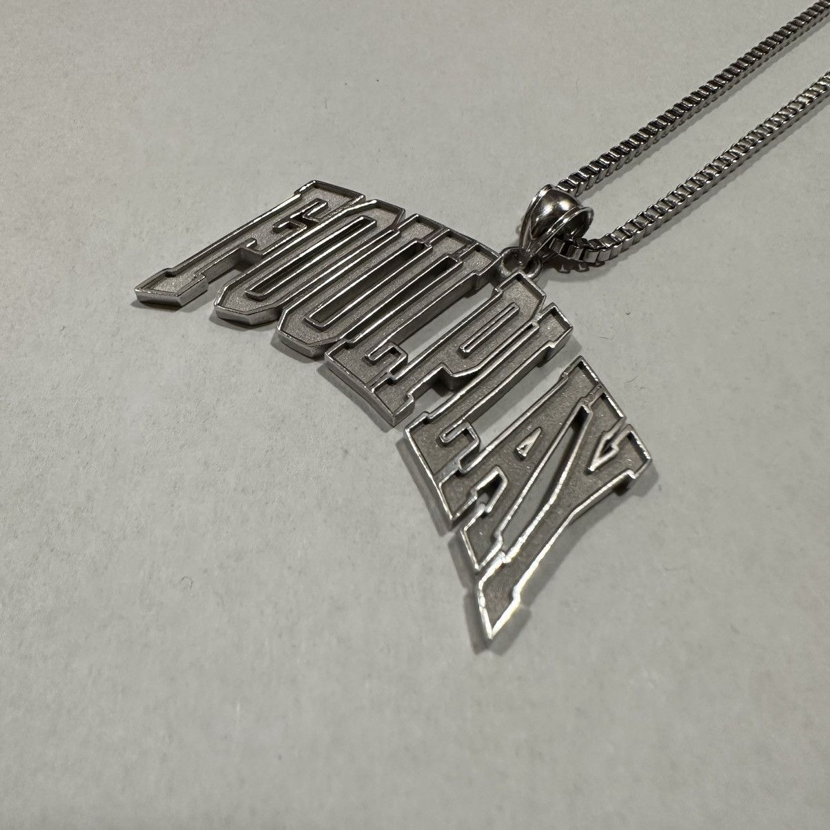 Foulplay Company Foulplay .925 Collegiate Arch Logo Pendant + Chain Size ONE SIZE - 1 Thumbnail