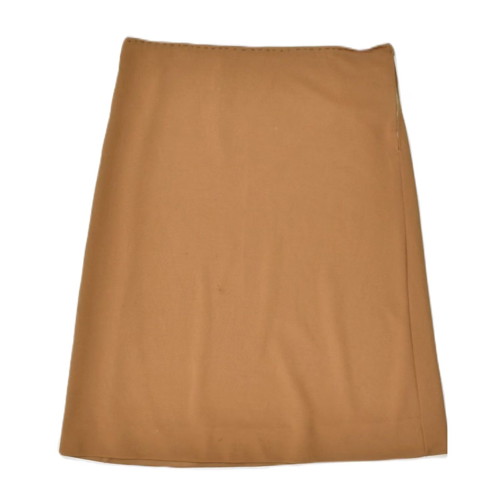 Vintage VINTAGE Womens A-Line Skirt Medium Brown W30 Size 30" / US 8 / IT 44 - 2 Thumbnail