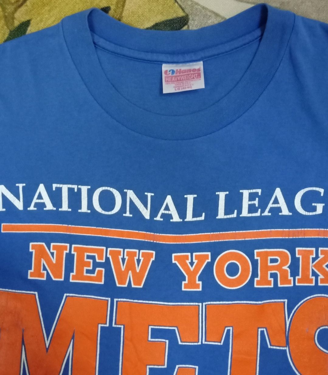MLB × Vintage Vintage 90s MLB New York Mets T-shirt Size US L / EU 52-54 / 3 - 13 Thumbnail