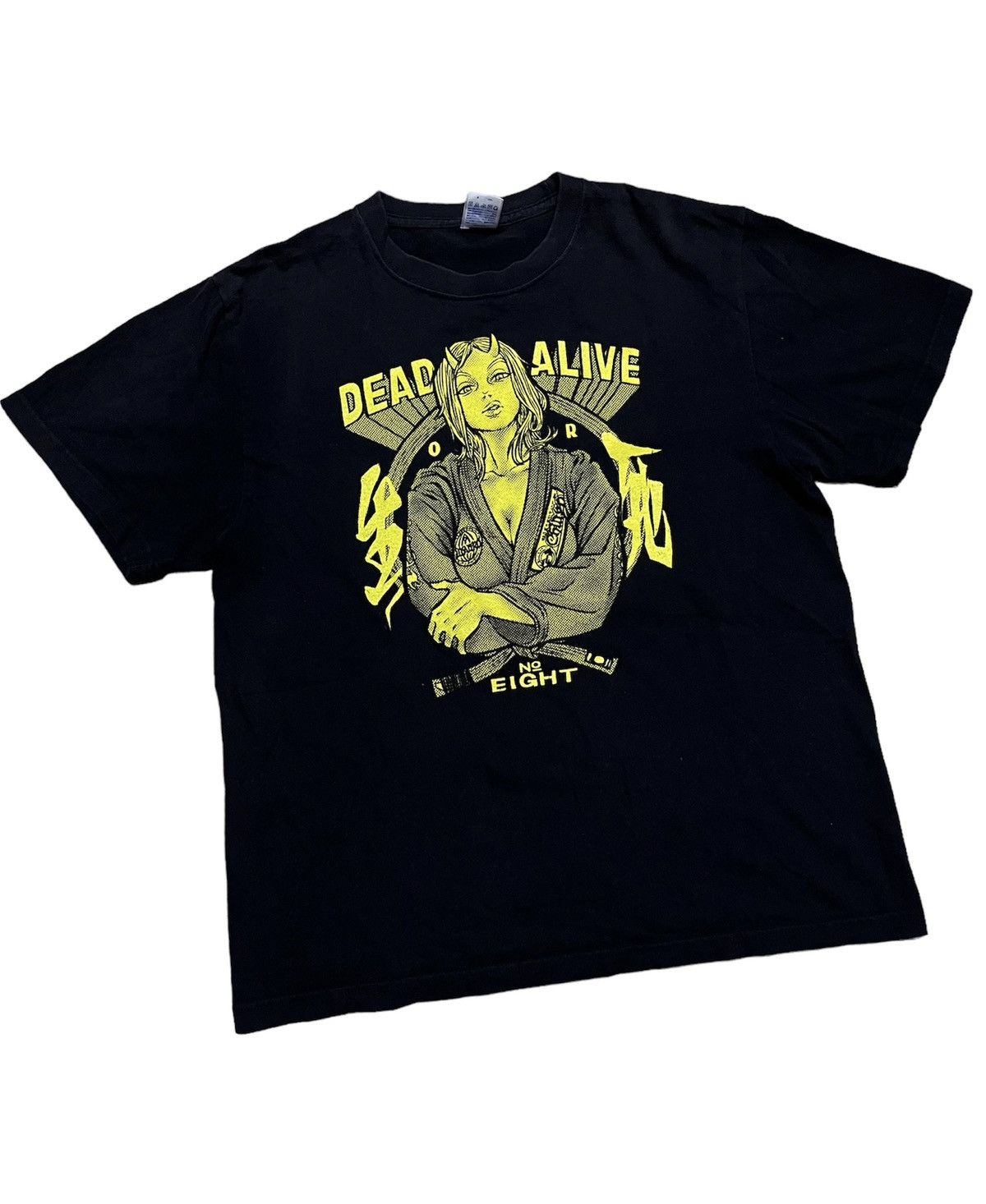 Japanese Brand × Vintage RARE Vintage Dead Or Alive Naked Girl Design Tee 🇯🇵 Size US L / EU 52-54 / 3 - 1 Thumbnail