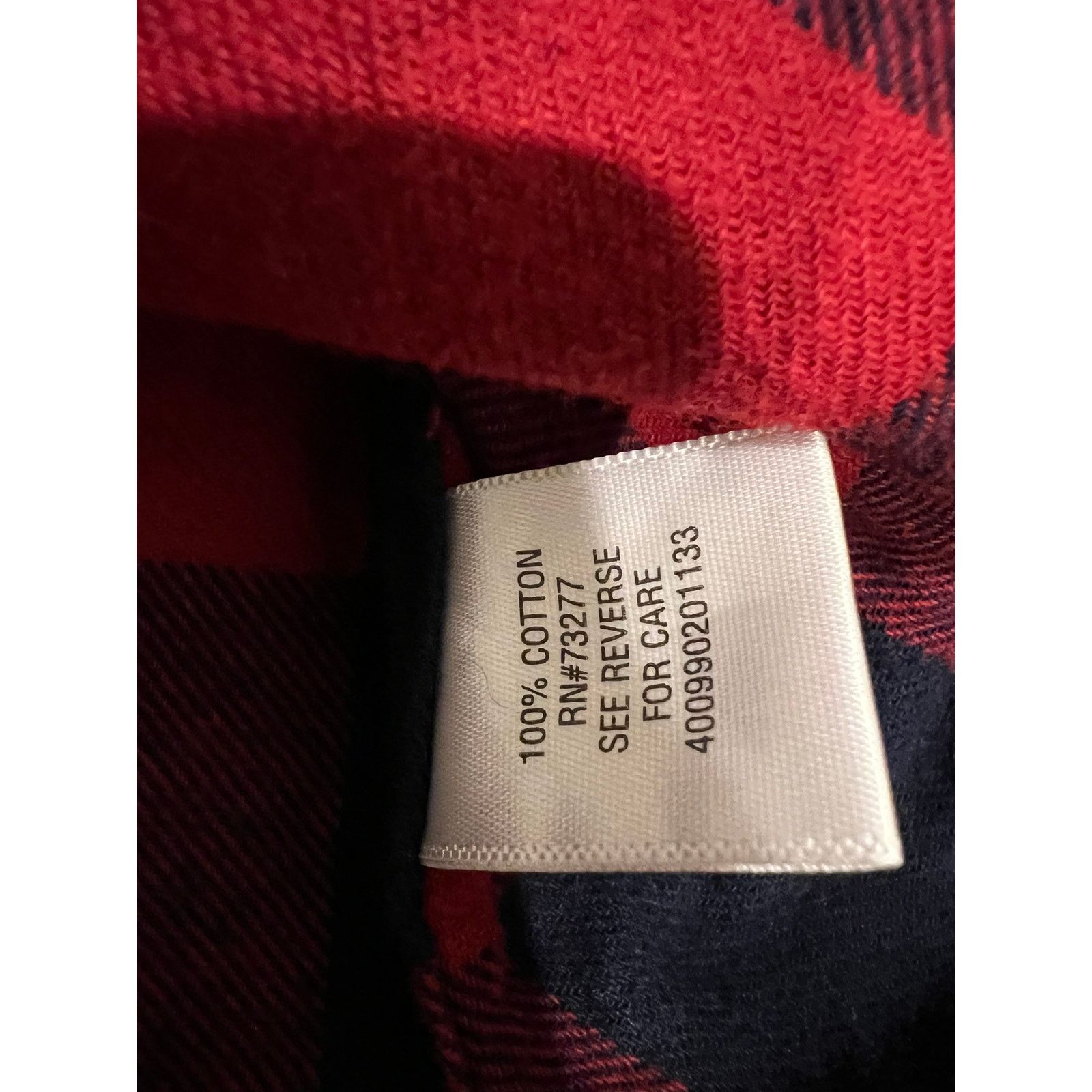 Croft & Barrow Men’s Red Black Buffalo Plaid Flannel Shirt – XL Size US XL / EU 56 / 4 - 9 Thumbnail