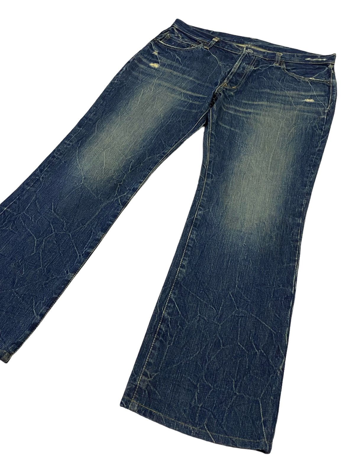 Hysteric Glamour Hysteric Glamour Flare Ripped Distressed Jeans Size US 35 - 21 Thumbnail