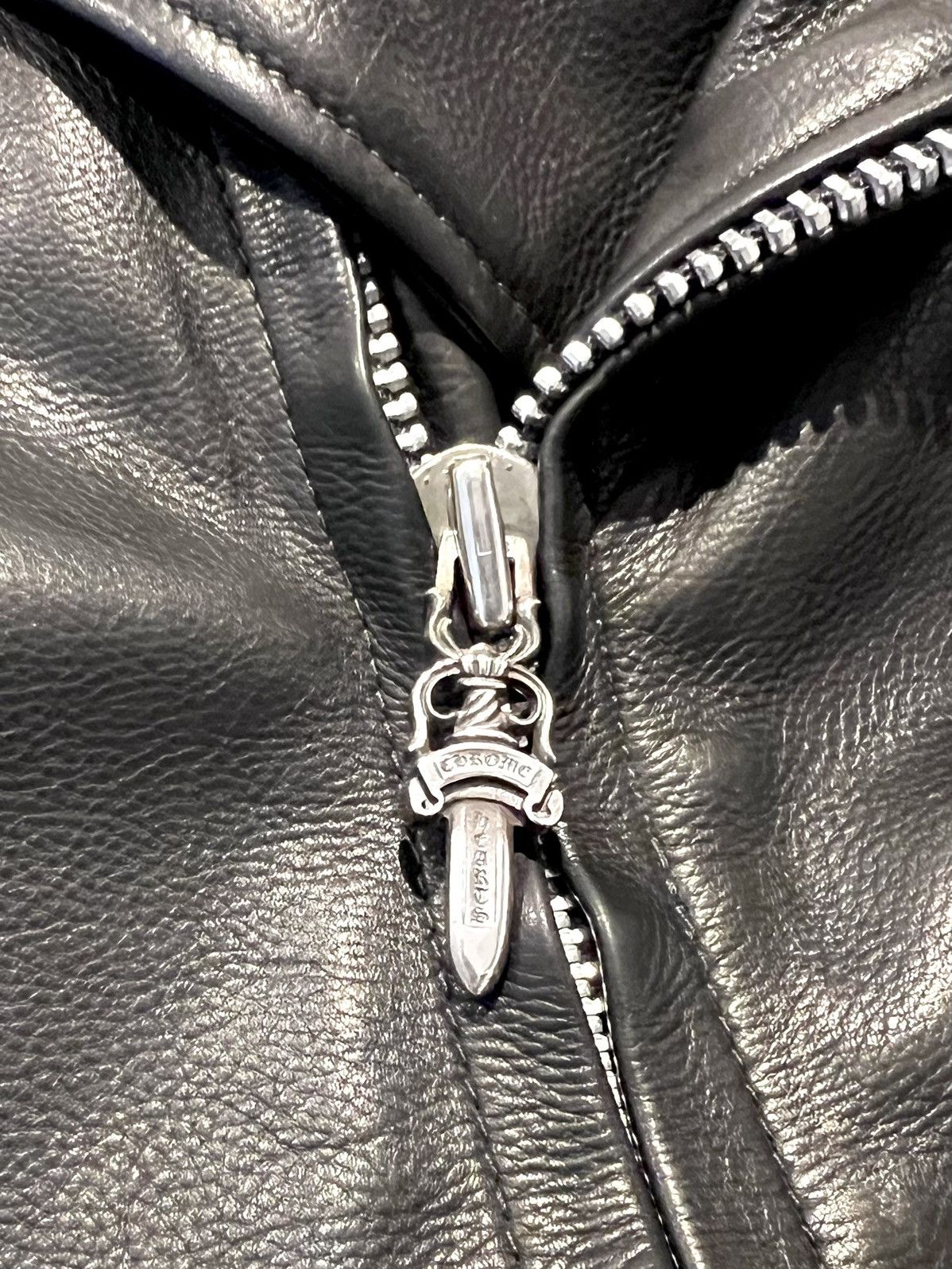 Chrome Hearts Chrome Hearts Leather Biker Jacket JJ Dean Size US L / EU 52-54 / 3 - 6 Thumbnail