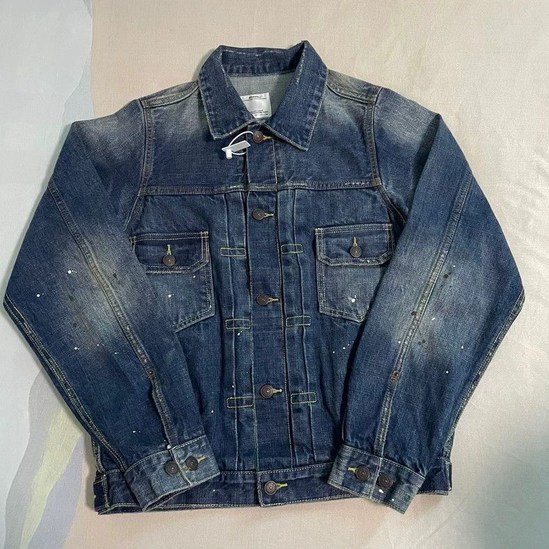 Visvim Visvim Skinny Denim Splash Jacket Size US S / EU 44-46 / 1 - 1 Thumbnail