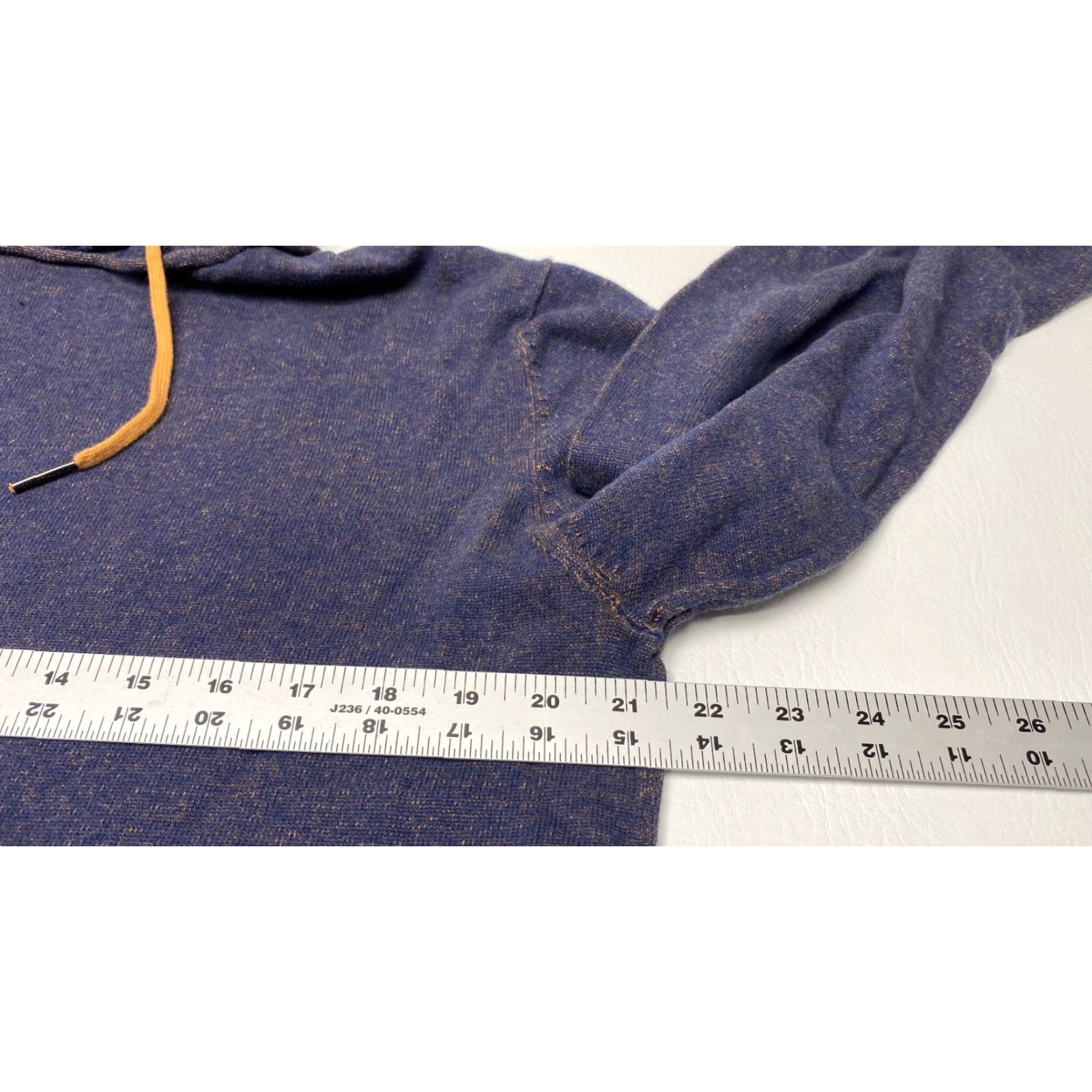 Vintage Hoodie Buffalo by David Bitton Womens 2XL Lightweight Blue Brown Heather Cotton Size XXL / US 16-18 / IT 52-54 - 7 Thumbnail