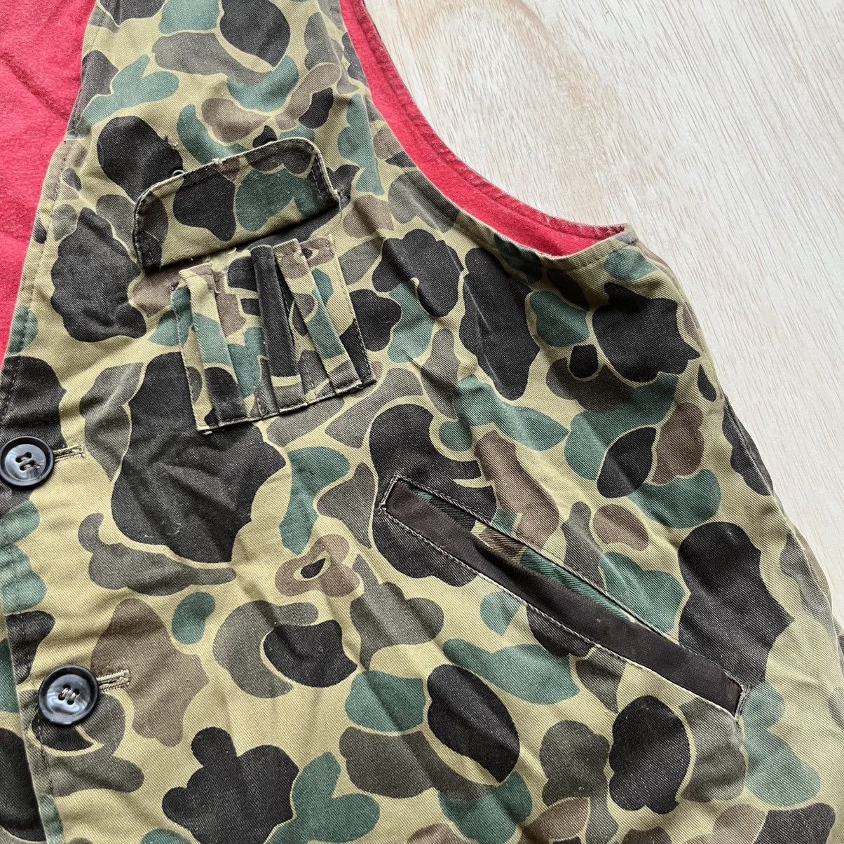Japanese Brand CAMO VEST GAME HJNTING VINTAGE 70s 80s Size US L / EU 52-54 / 3 - 3 Thumbnail