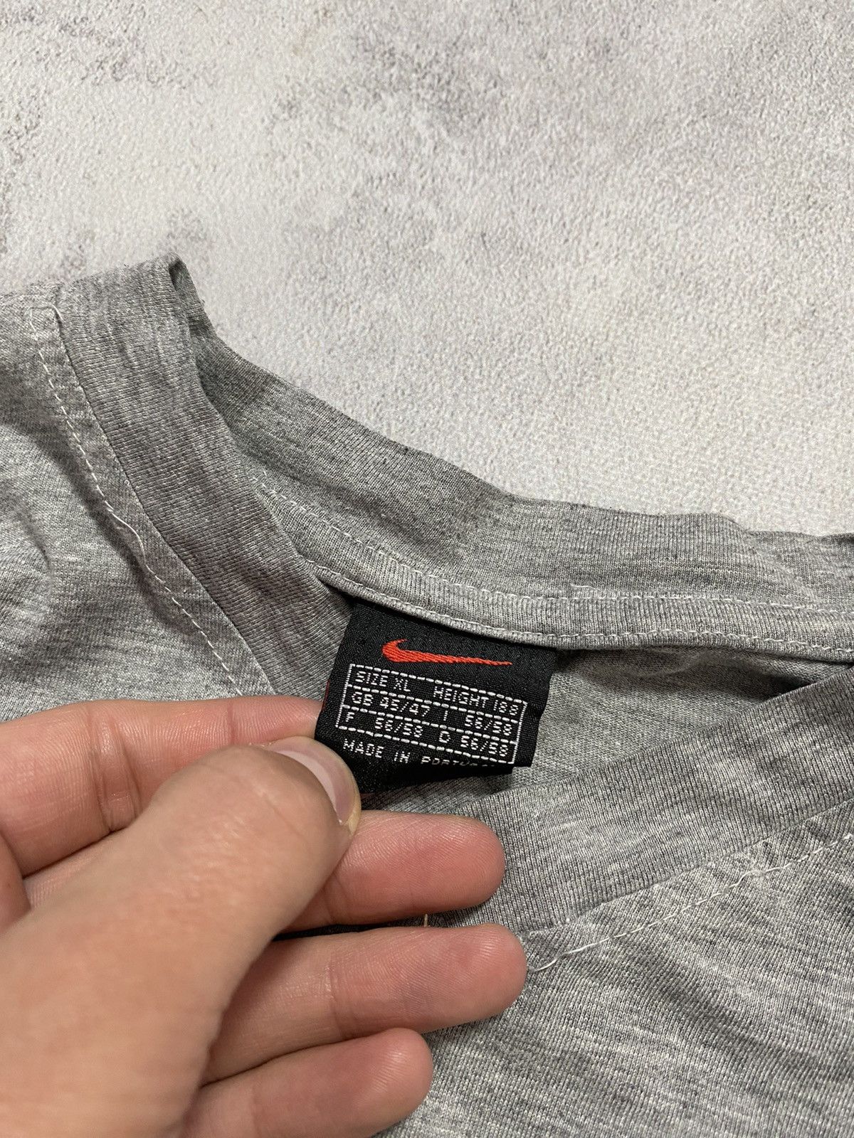 Nike × Vintage 👽 Vintage T Shirt Nike Mini Swoosh Size US XL / EU 56 / 4 - 3 Thumbnail