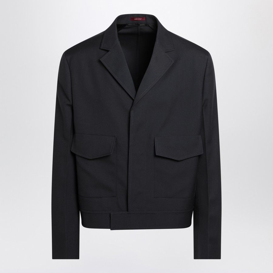 Gucci o1d2blof0425 Wool Jacket in Dark Grey Size US M / EU 48-50 / 2 - 1 Thumbnail