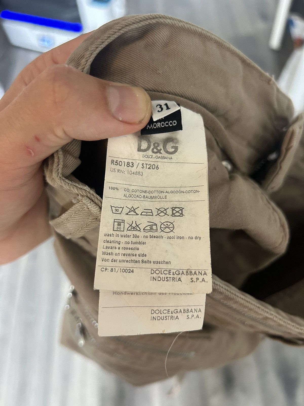 Dolce & Gabbana Zipper Jeans Size US 31 - 11 Thumbnail