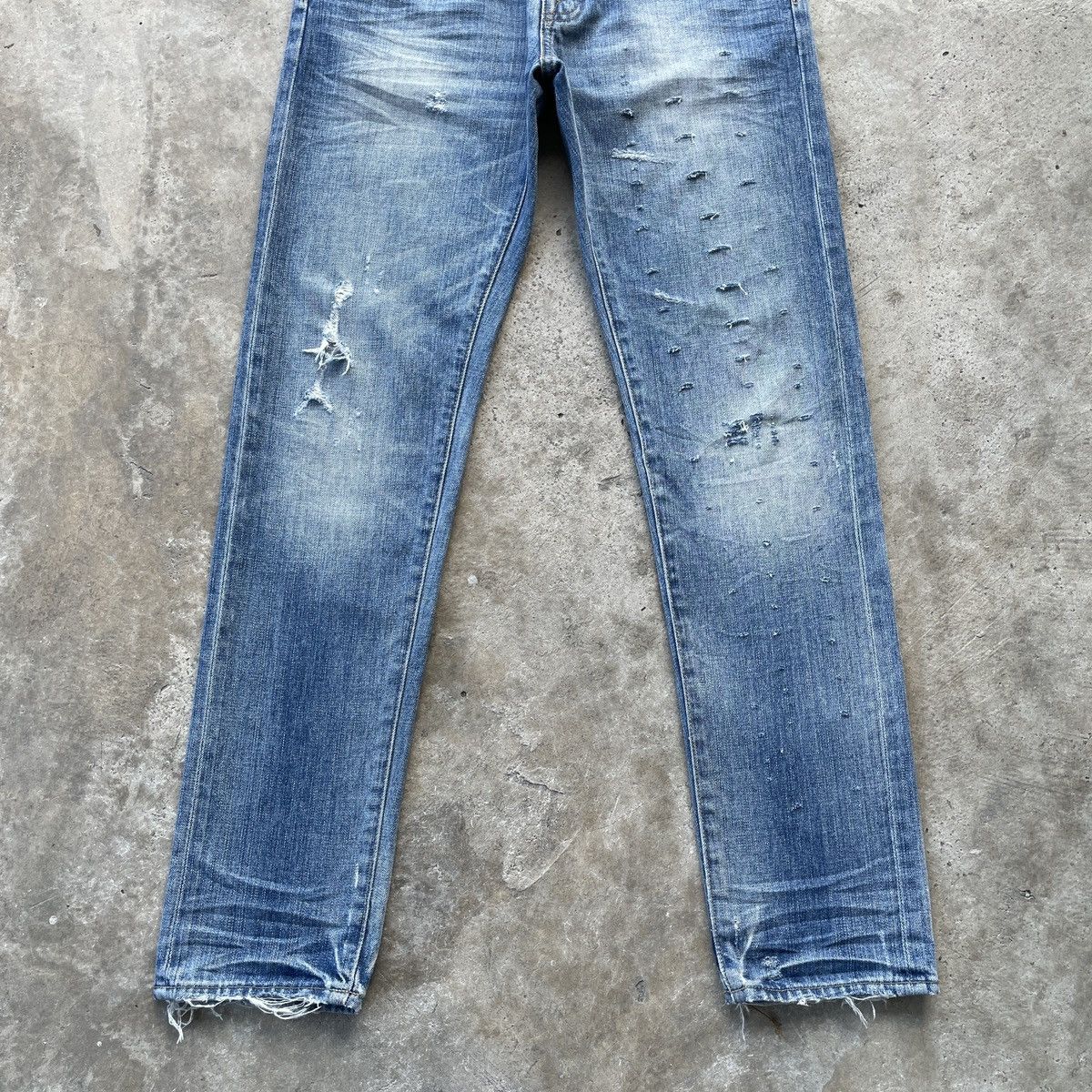 American Eagle Outfitters × Jean × Vintage Vintage American Eagle Outfitters Distressed Faded Jeans Size US 31 - 4 Thumbnail