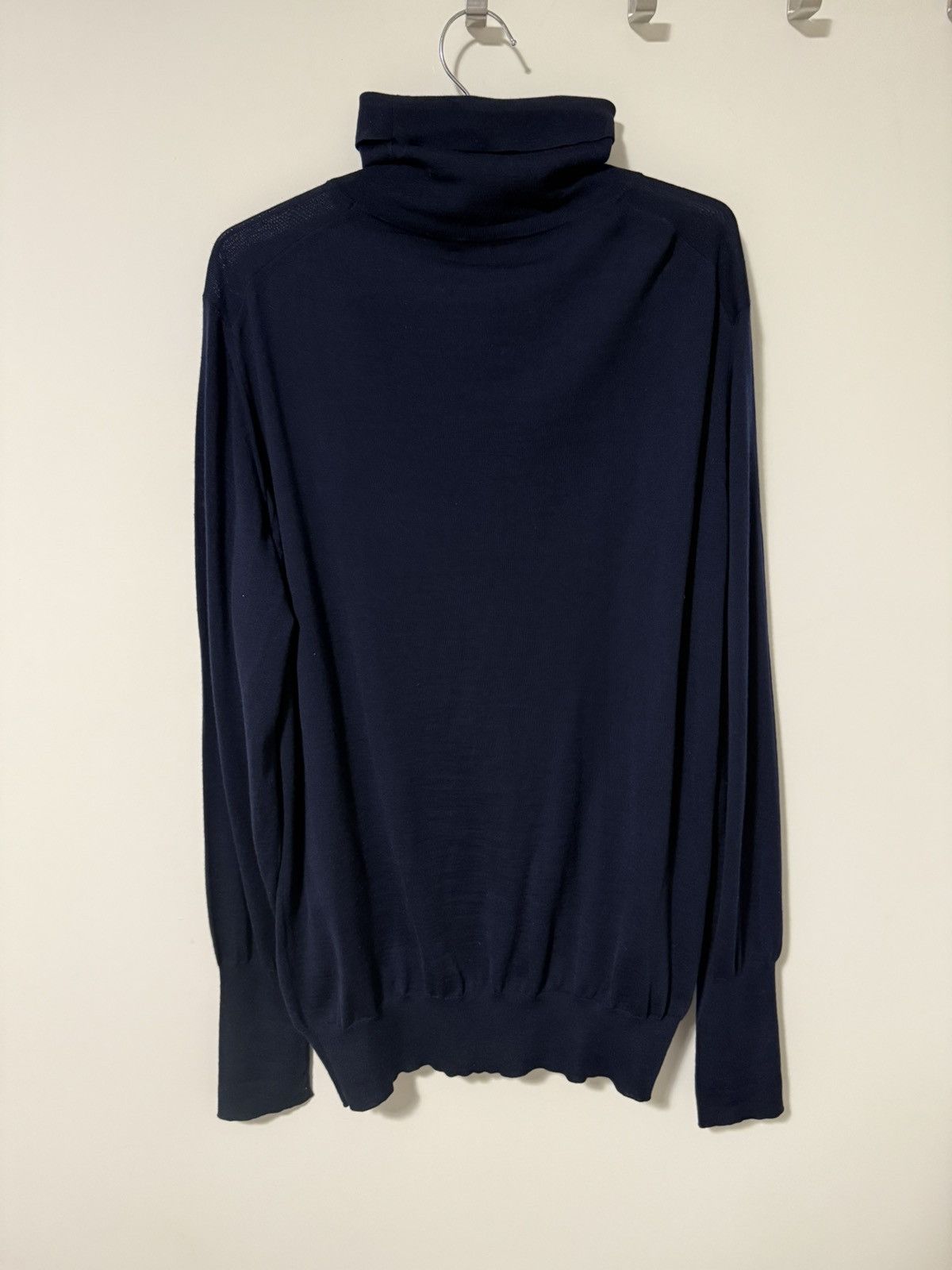 Thom Sweeney Thom Sweeney navy wool merino turtleneck Size US XL / EU 56 / 4 - 1 Thumbnail
