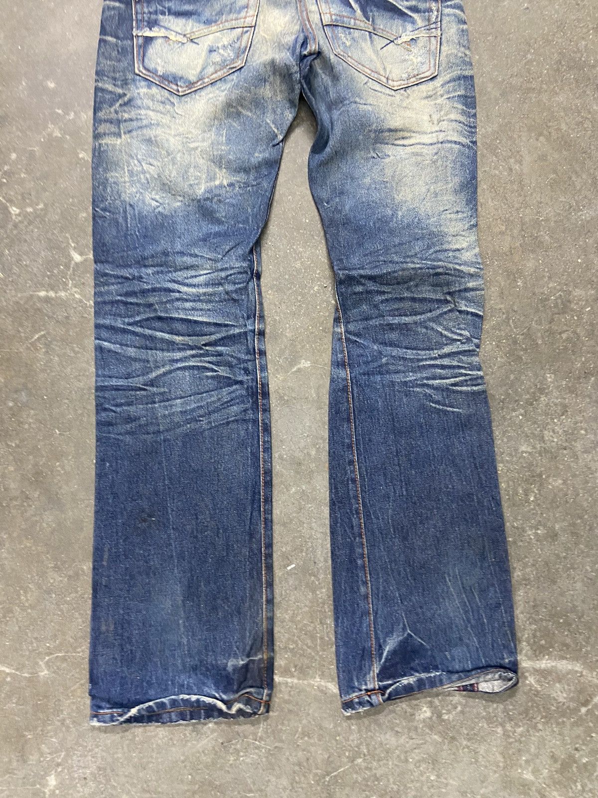 TOYS McCOY 🔥 Stain wash and distressed Mc Coy jeans Size US 34 / EU 50 - 9 Thumbnail
