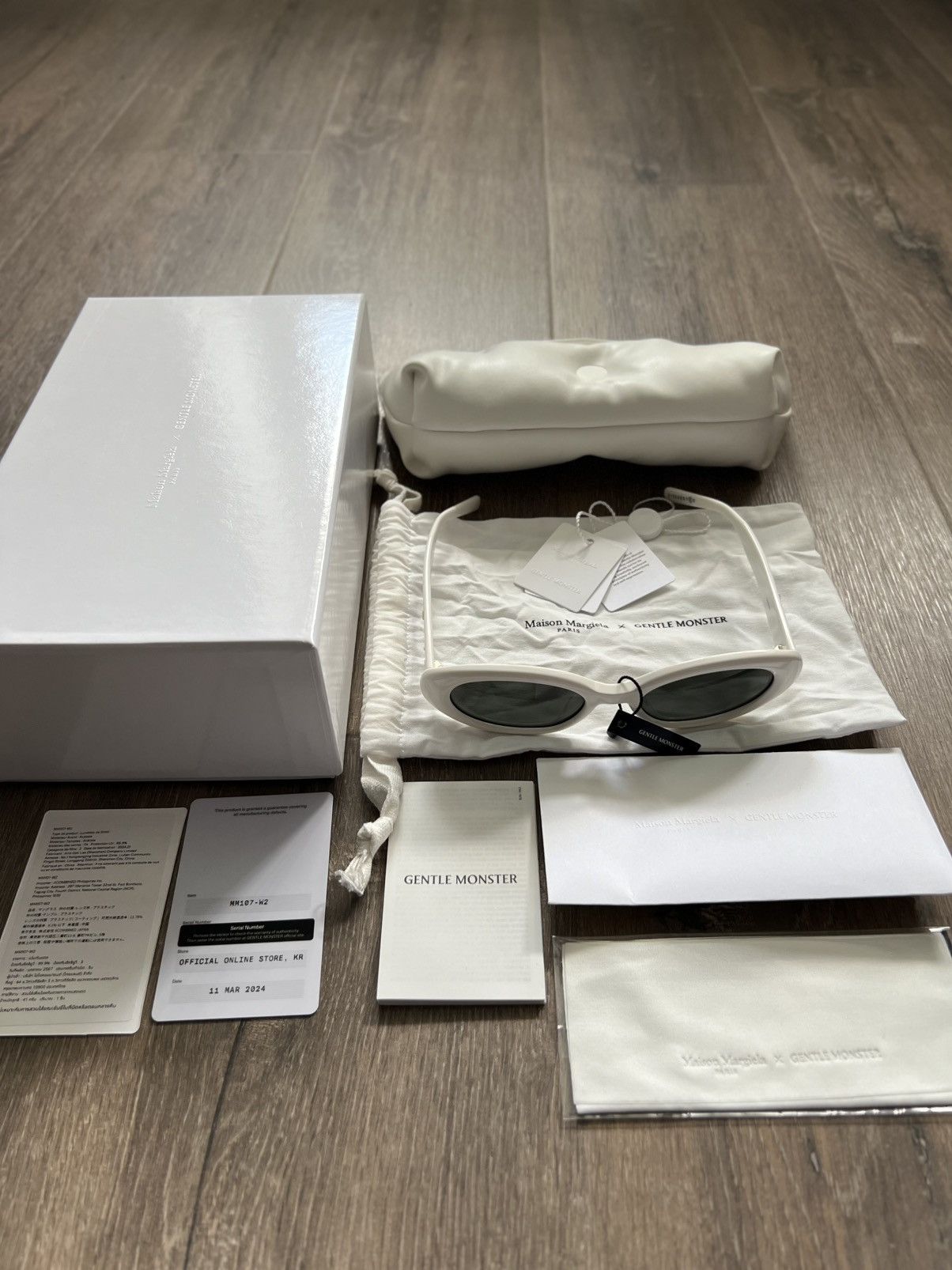 Gentle Monster × Maison Margiela MM X Gentle Monster MM107 - W2 Size ONE SIZE - 1 Thumbnail