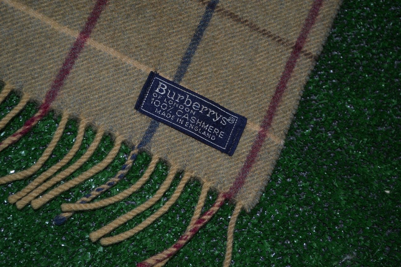 Burberry × Burberry Prorsum × Vintage Burberry 100% Cashmere Scarf / Muffler / Neckwear Size ONE SIZE - 3 Thumbnail