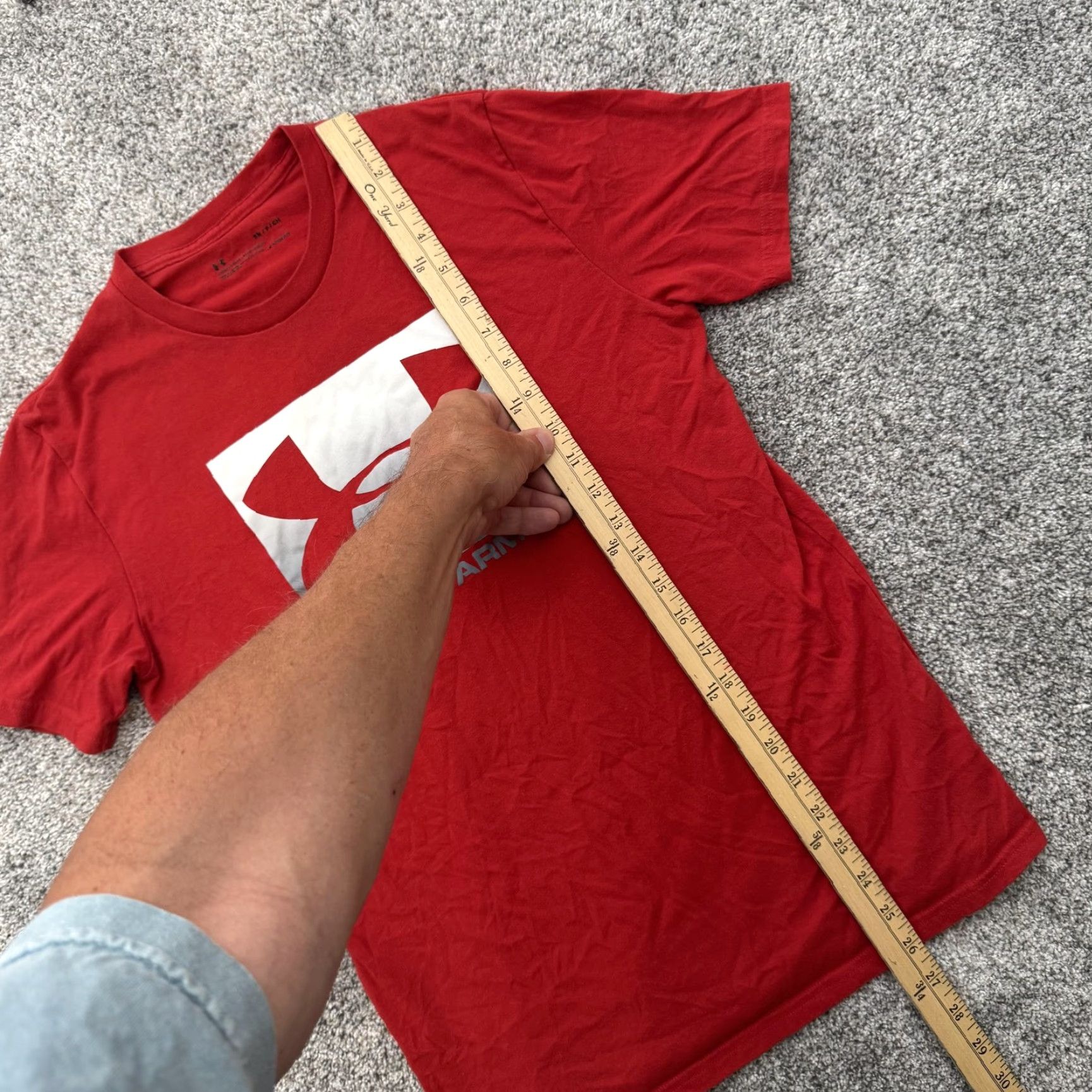 Under Armour Under Armour Shirt Mens Small Red HeatGear SS 2020 Logo Graphic Athletic Tee Size US S / EU 44-46 / 1 - 2 Thumbnail