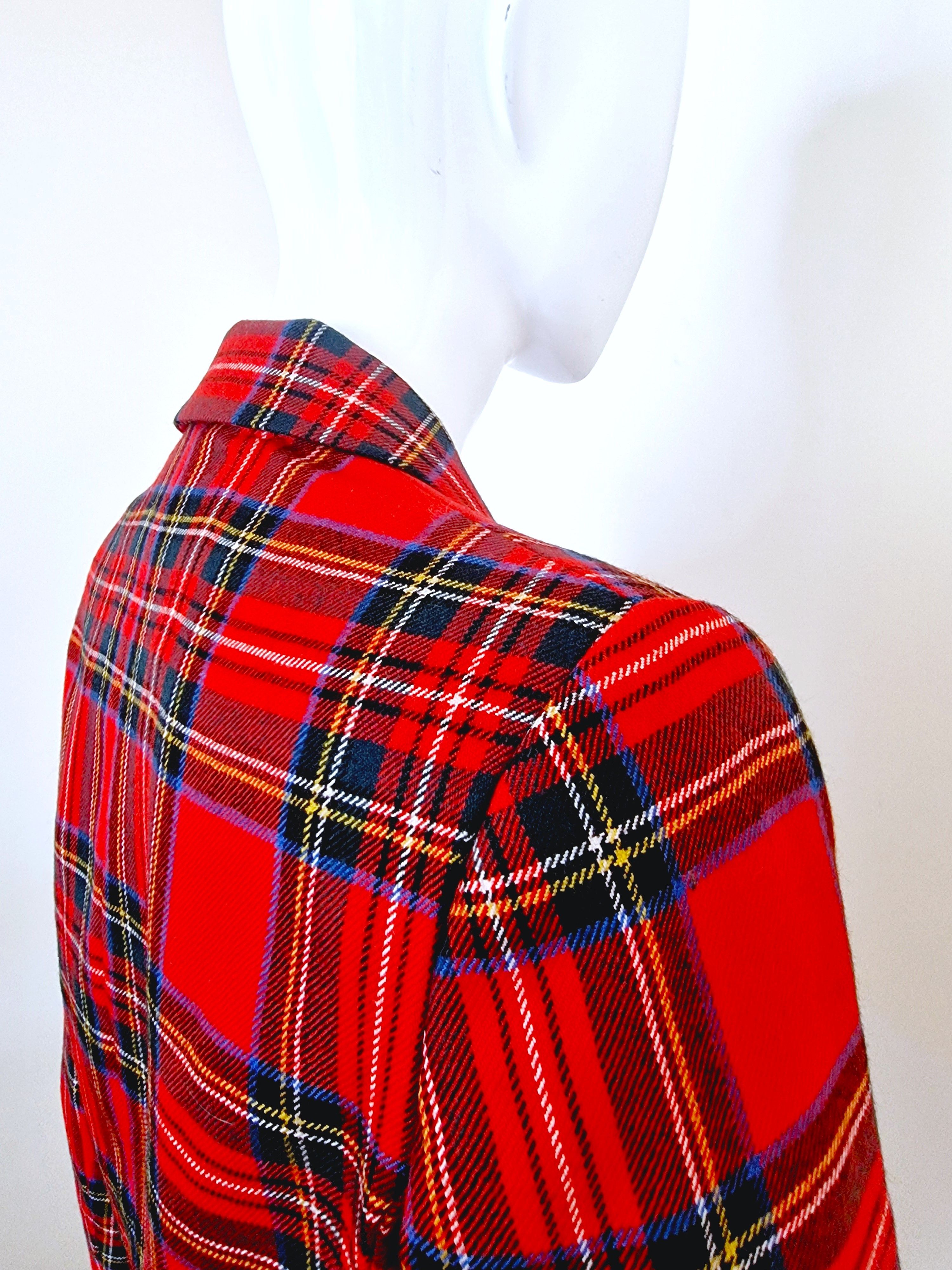 John Galliano John Galliano Tartan Embroidered Plaid Check Blazer Jacket Size M / US 6-8 / IT 42-44 - 9 Thumbnail