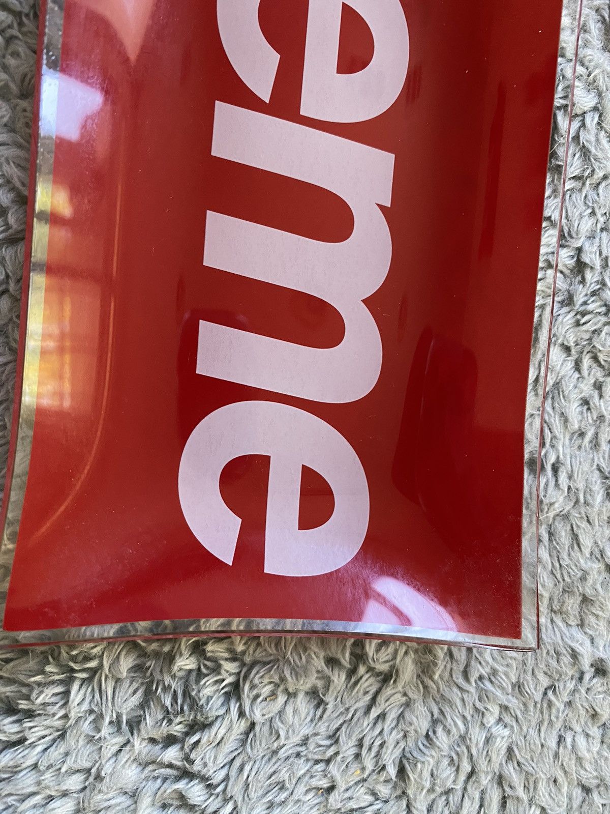 Supreme Supreme box logo ashtray clear 100% authentic SS13 Size ONE SIZE - 6 Thumbnail