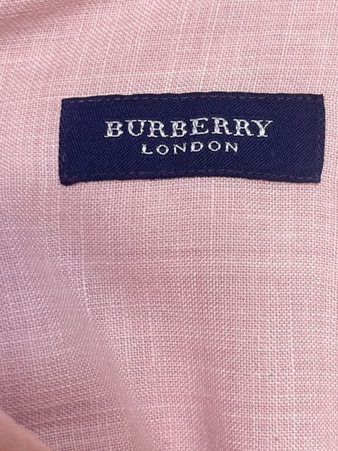 Burberry 🔥 Burberry light pink lino linen shirt size M Size US M / EU 48-50 / 2 - 7 Thumbnail