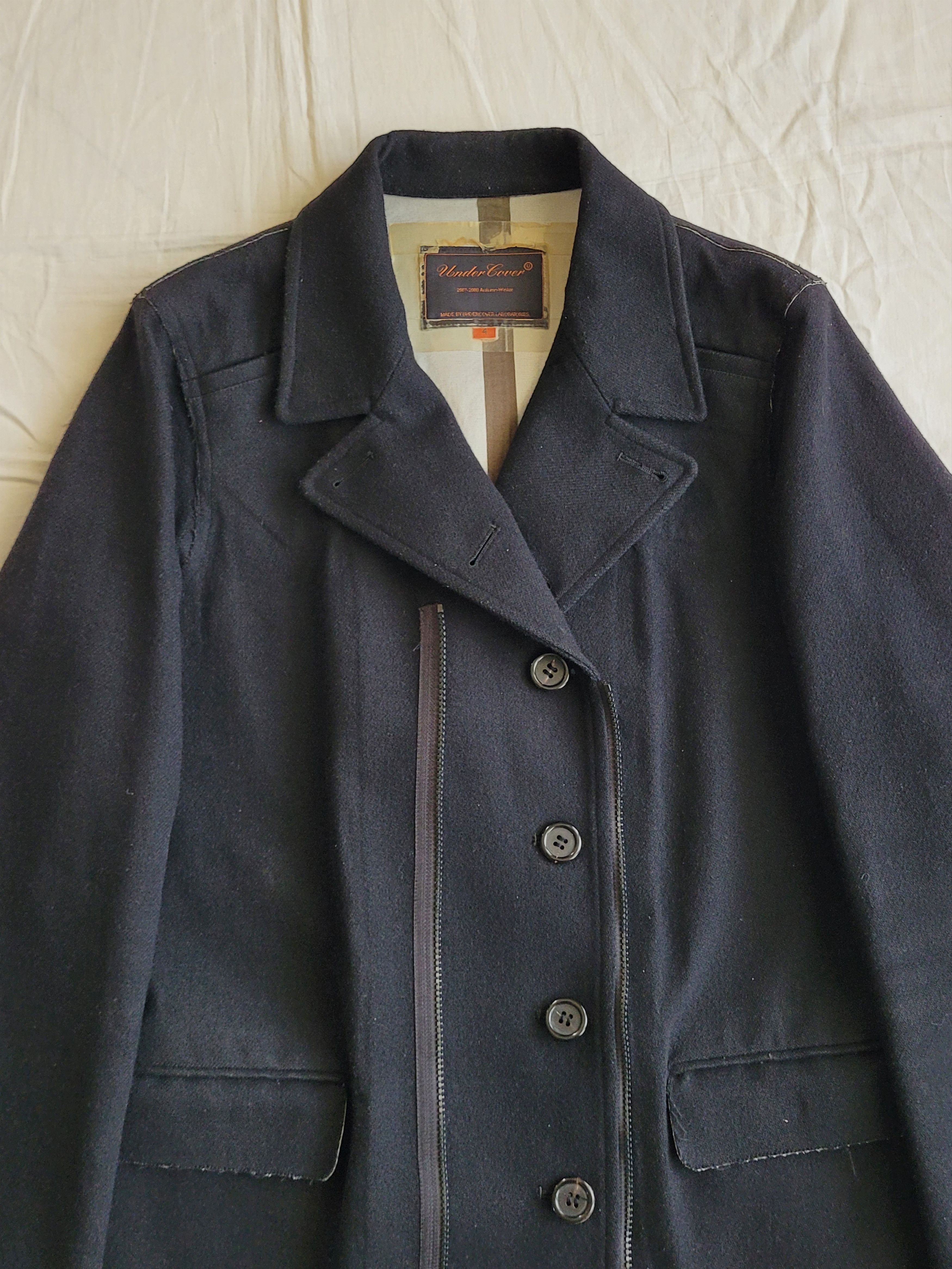 Undercover Undercover Fall 2007-2008 avantgarde zipped heat-sealed coat Size US M / EU 48-50 / 2 - 9 Thumbnail