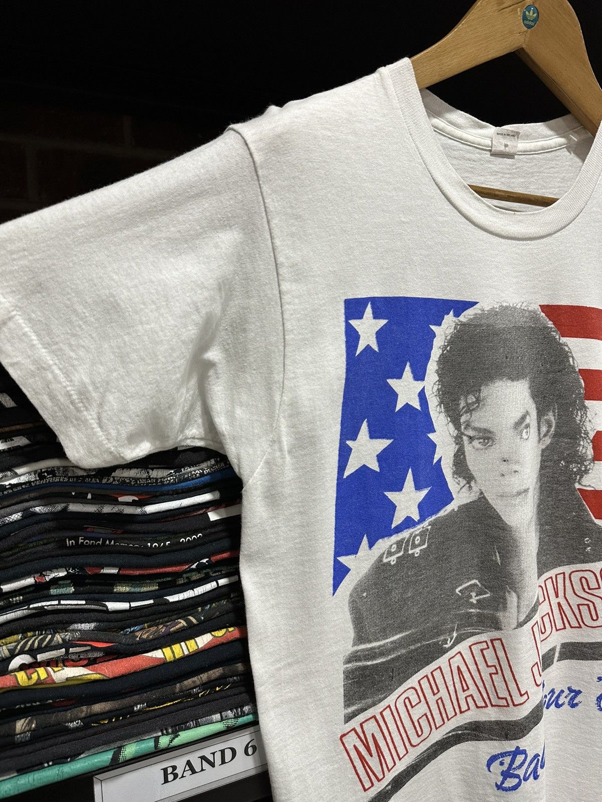 Band Tees Vintage 80s Michael Jackson Bad Tour Tee Size US M / EU 48-50 / 2 - 8 Thumbnail