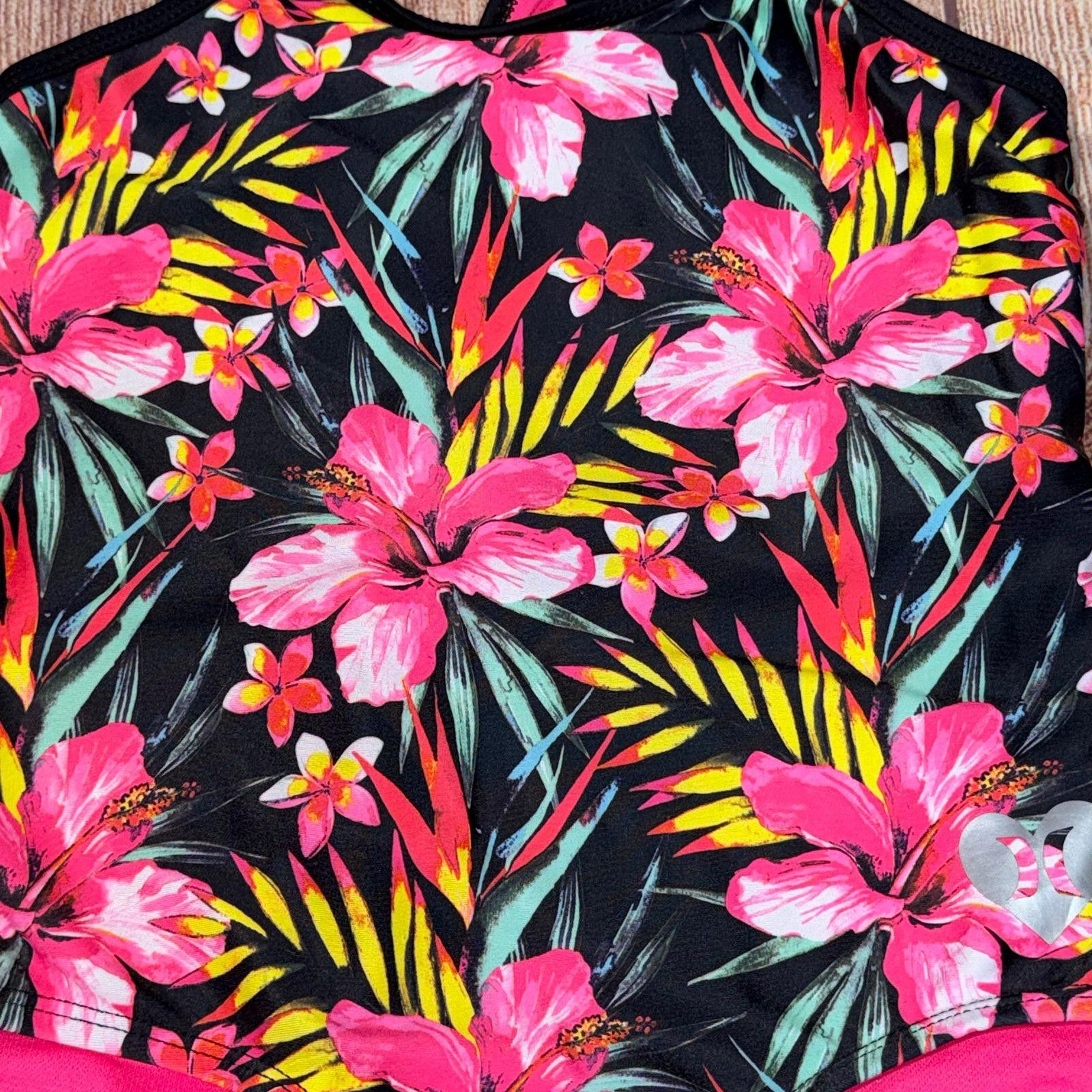 Hurley Hurley Girls' Floral One-Piece Swimsuit Size 5/6 Size ONE SIZE - 2 Thumbnail