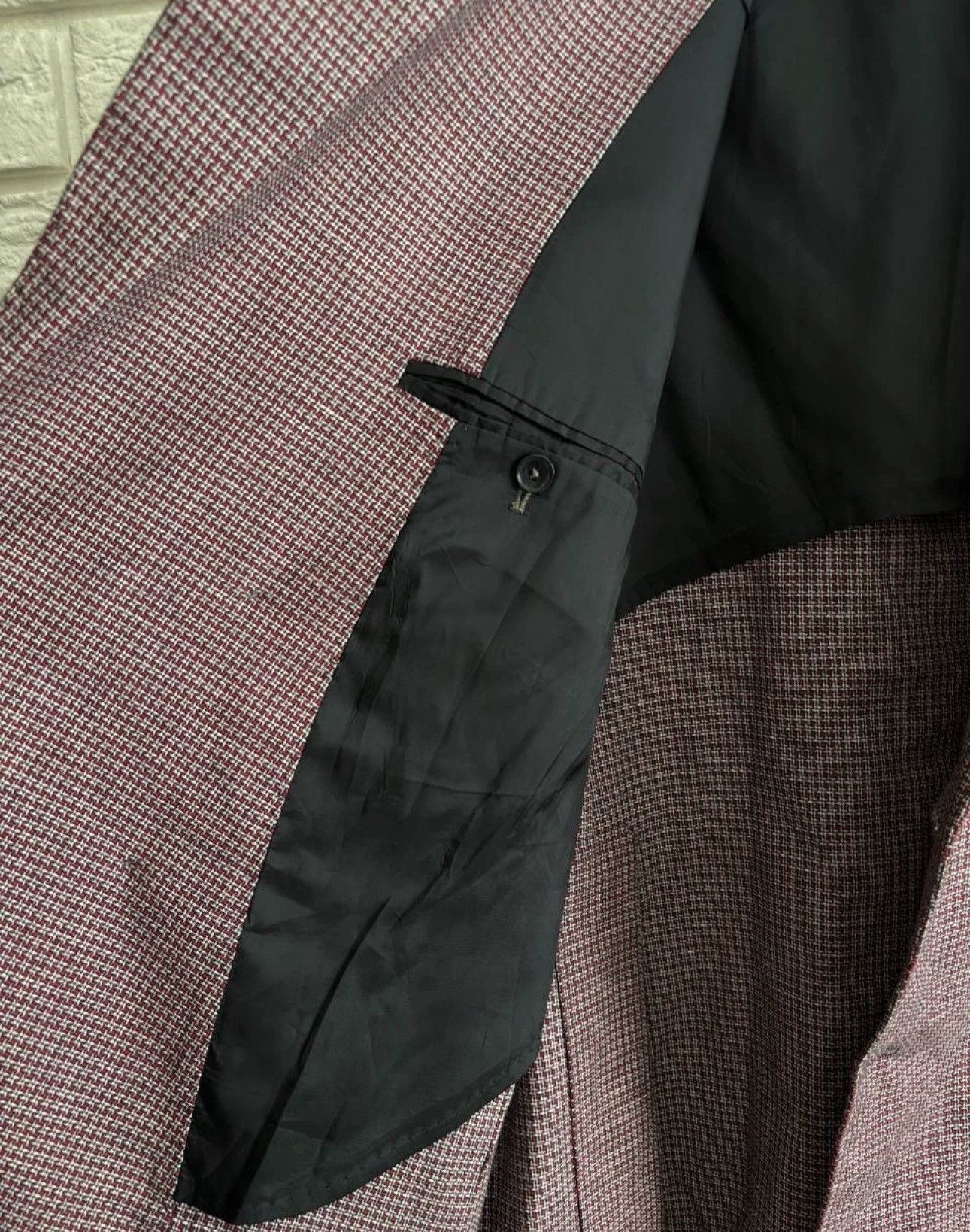 Luigi Borrelli Luigi Borrelli Napoli Blazer Double-Breasted Linen Cotton Size 54L - 10 Thumbnail
