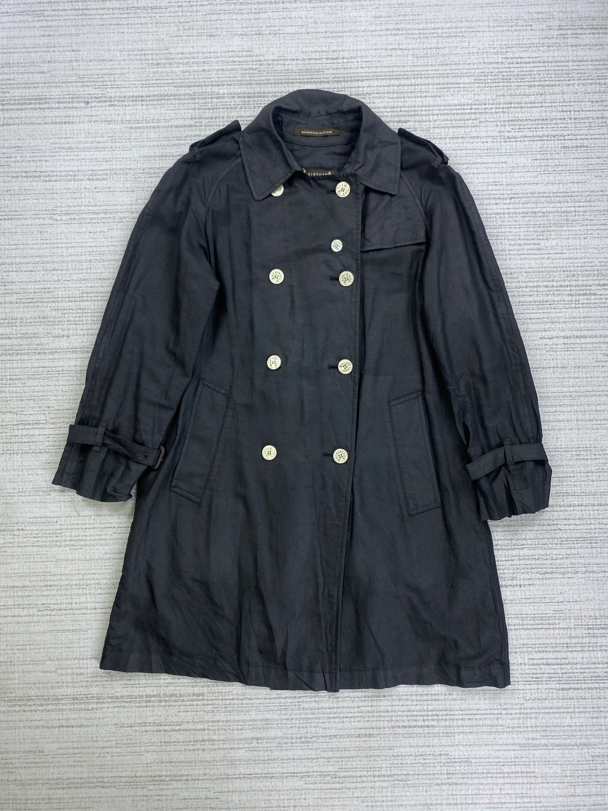 Mackintosh Vintage Mackintosh Scotland Black Trench Coat Jacket Size US M / EU 48-50 / 2 - 5 Thumbnail