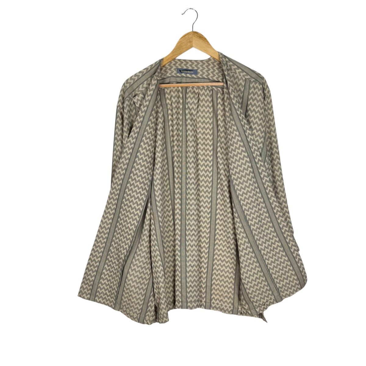 Issey Miyake 🌟80s ISSEY MIYAKE STRIPED WOMEN CARDIGAN Size M / US 6-8 / IT 42-44 - 9 Thumbnail