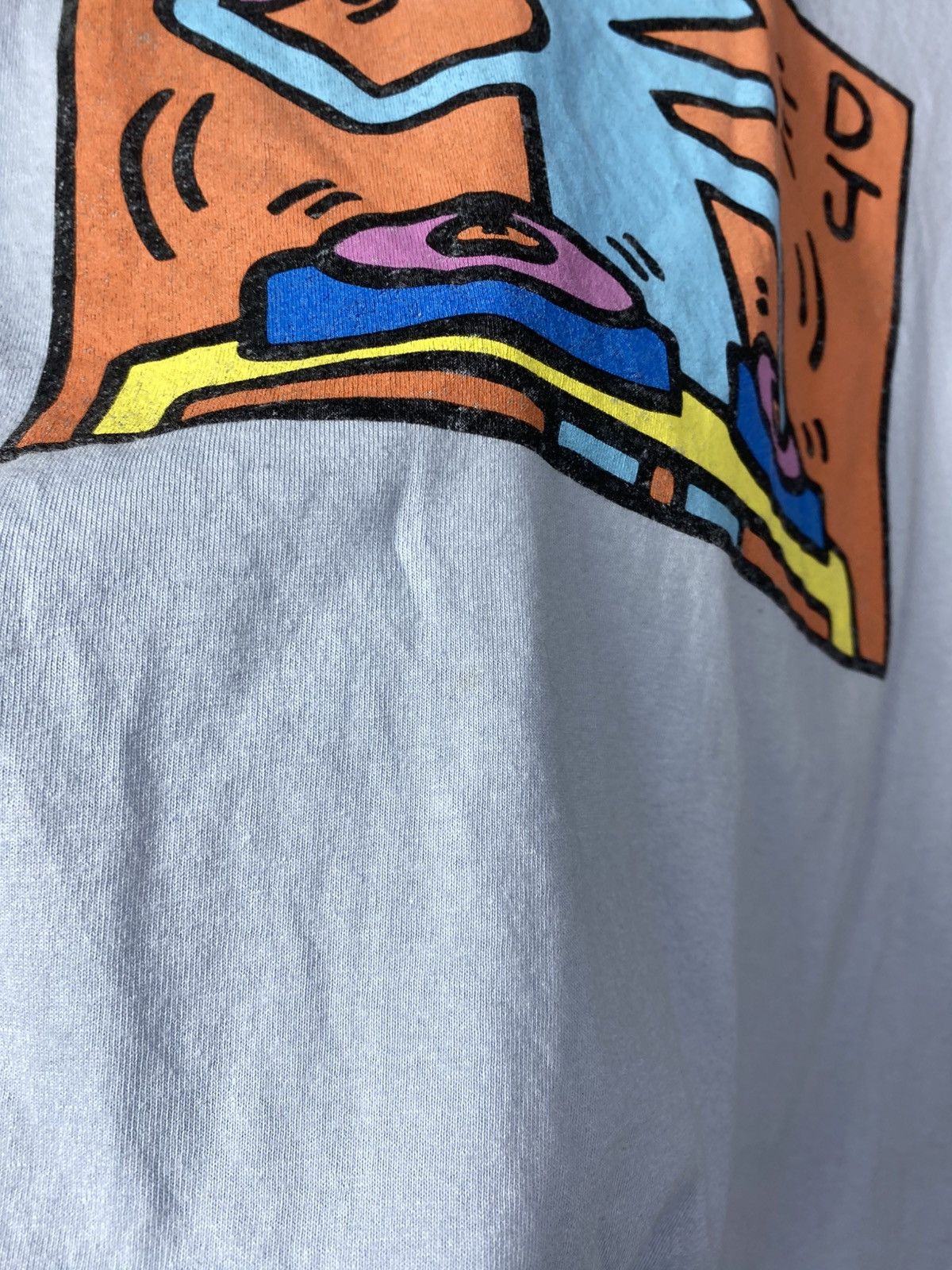 Keith Haring × Vintage 00s BIG Logo Art Keith Haring Y2K t-shirt Size US M / EU 48-50 / 2 - 7 Thumbnail