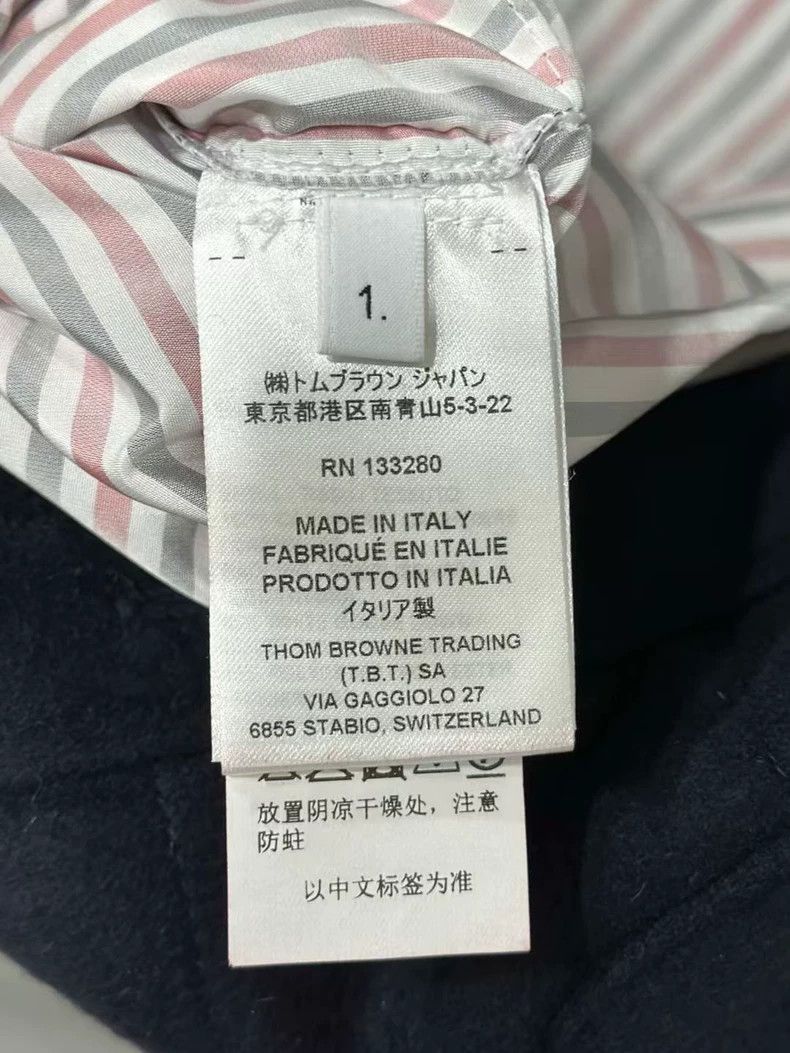 Thom Browne Thom Browne Black lapel cotton jacket 2503-Nextarrow Size US S / EU 44-46 / 1 - 4 Thumbnail