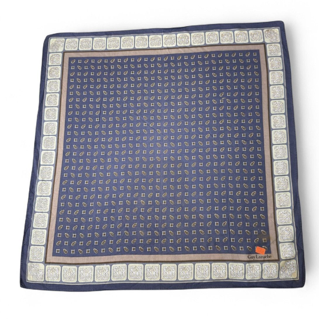 Guy Laroche 🔥Handkerchief | Neckerchief | Bandana | Pocket-square | Size ONE SIZE - 4 Thumbnail