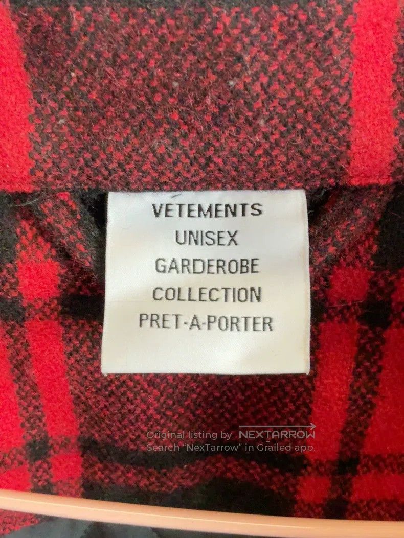Vetements Vetements Wool blend shirt jacket Size US S / EU 44-46 / 1 - 2 Thumbnail