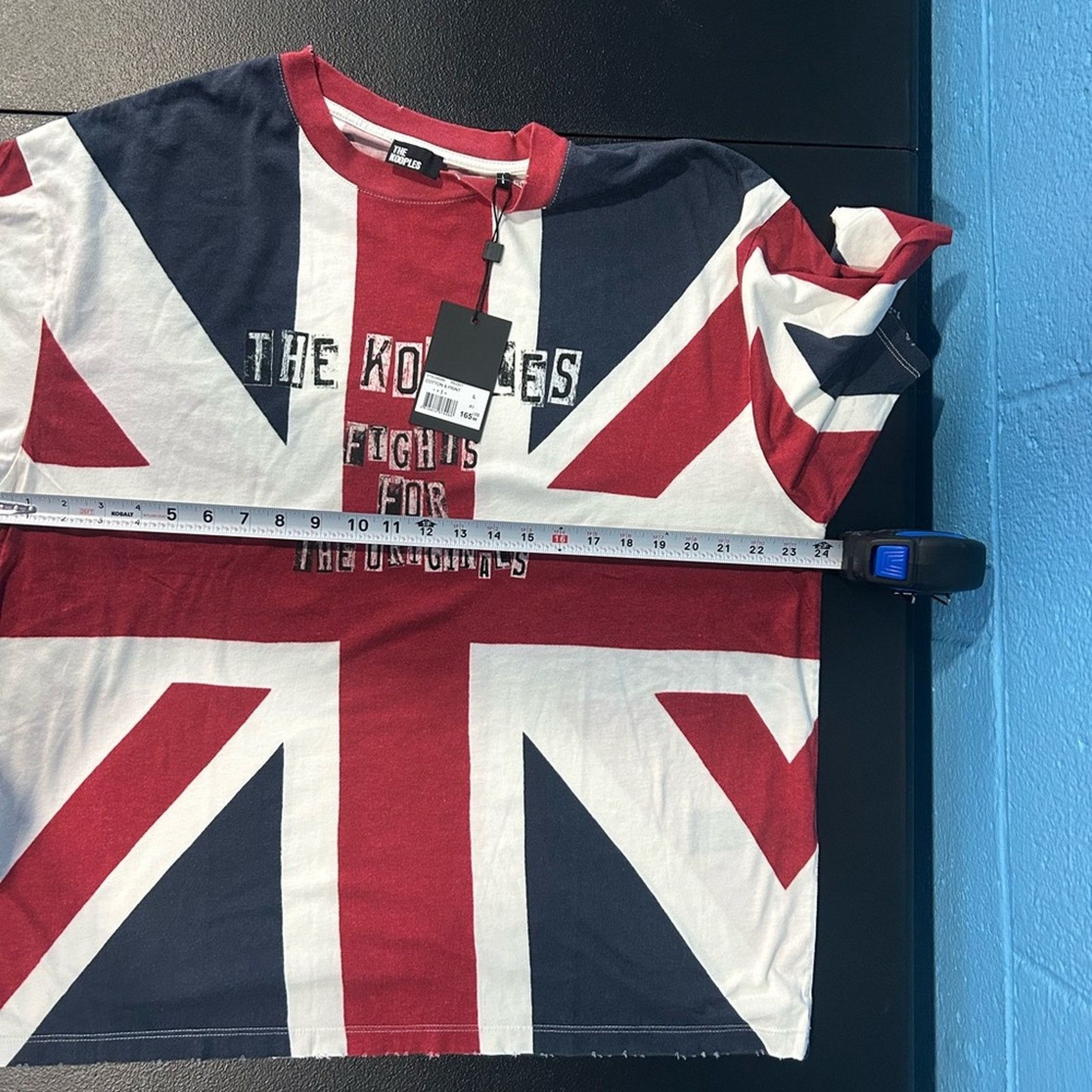 The Kooples The Kooples Distressed Cotton Union Jack Shirt NWT Large Size US L / EU 52-54 / 3 - 9 Thumbnail