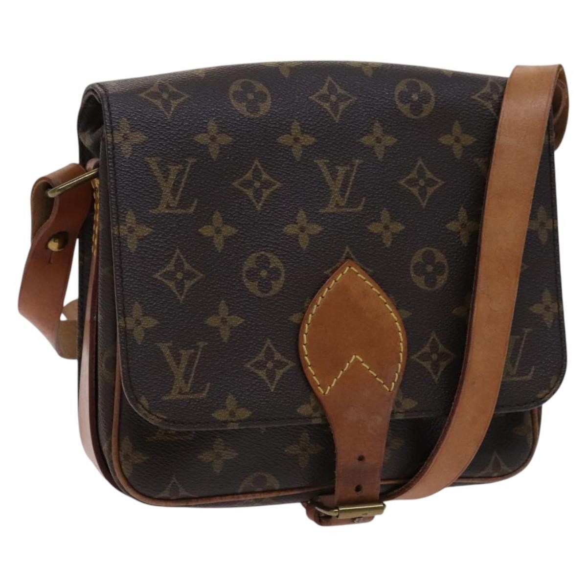LOUIS VUITTON Monogram Cartouchiere MM Shoulder Bag M51253