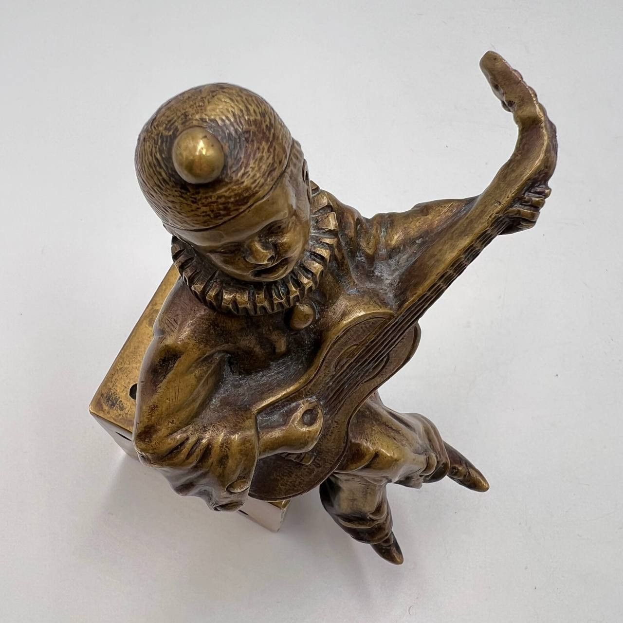 Other Antique Collectible Vienna Bronze Figure Pierrot Guitar Size ONE SIZE - 5 Thumbnail